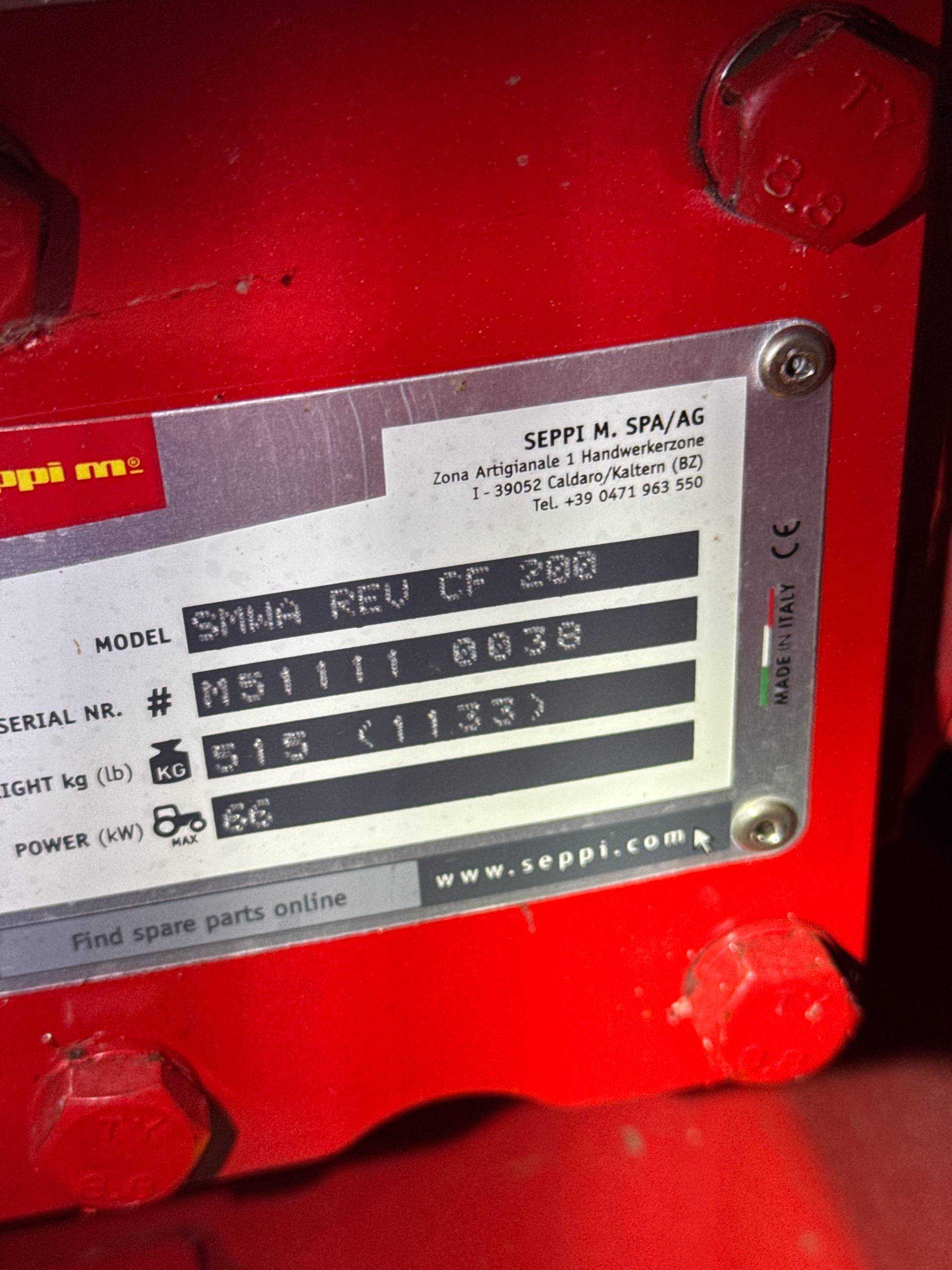 2020 SEPPI SMWA REV CF 200 FLAIL - CONSTRUCTION EQUIPMENT ATTACHMENTS