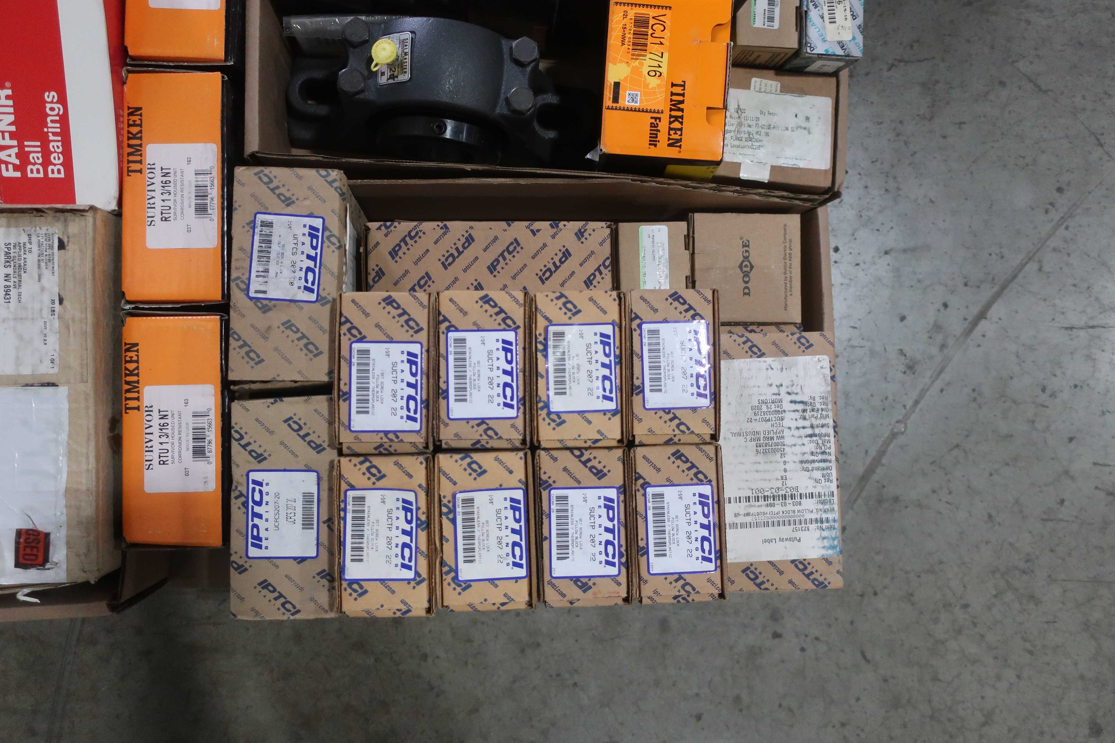 SKU 1749823 - PALLET OF ASSORTED BEARINGS - BEARINGS