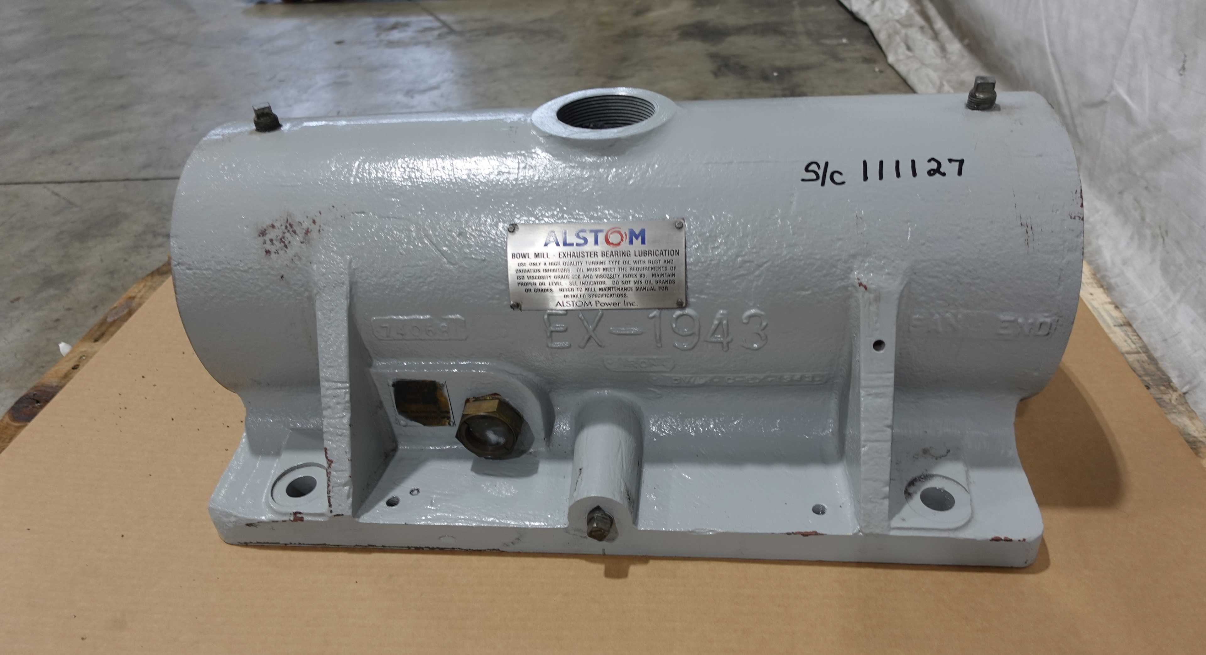 ALSTOM EX-1943 BOWL MILL - EXHAUSTER BEARING HOUSING - BEARINGS