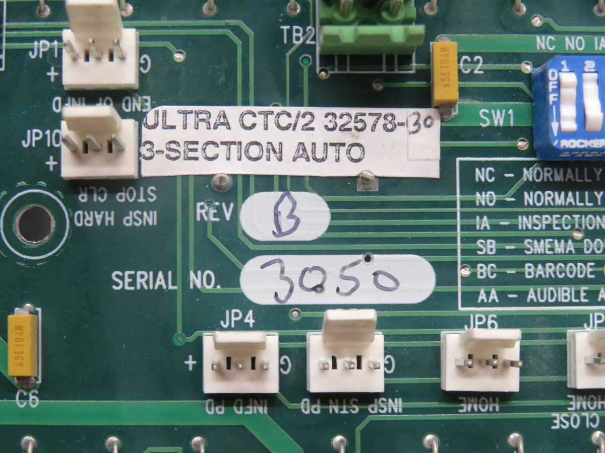 MACHINE VISION PRODUCTS CTC / 2 32577-01 ULTRA CTC SERIES PBC/PWB BOARD ASSEMBLY T269037 - POWER SUPPLIES