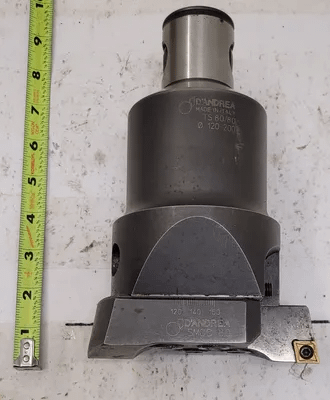 D'ANDREA MB TS 80/80 BORING HEAD W/ SMCC 80 CARTRIDGES, 120MM TO 200MM RANGE - MACHINE TOOLING