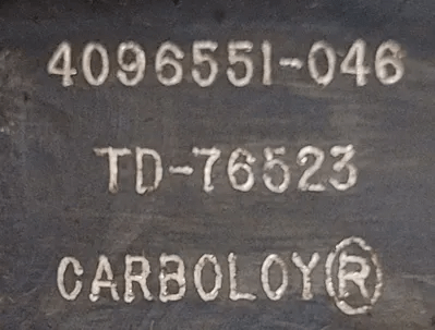 CARBOLOY 4096551-046/TD-76523 END MILL TOOL HOLDER CAT 40 (9” OAL, 6.25” PROJ, 2.5” BODY DIA) - MACHINE TOOLING