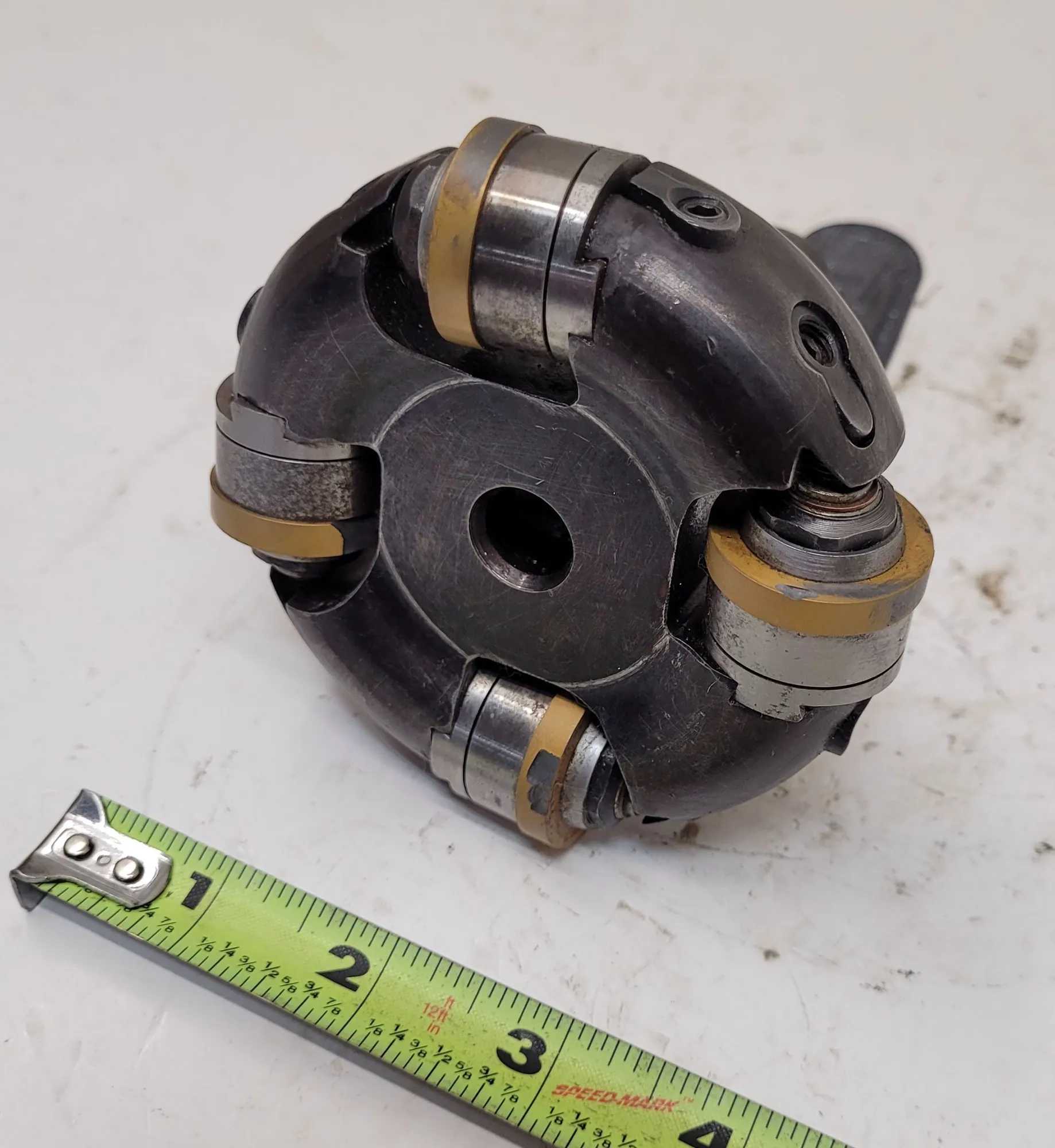 ROTARY TECH USA SHELL MILL - 1" SHANK X 4" CARBIDE INSERT HEAD TOOLING - MACHINE TOOLING