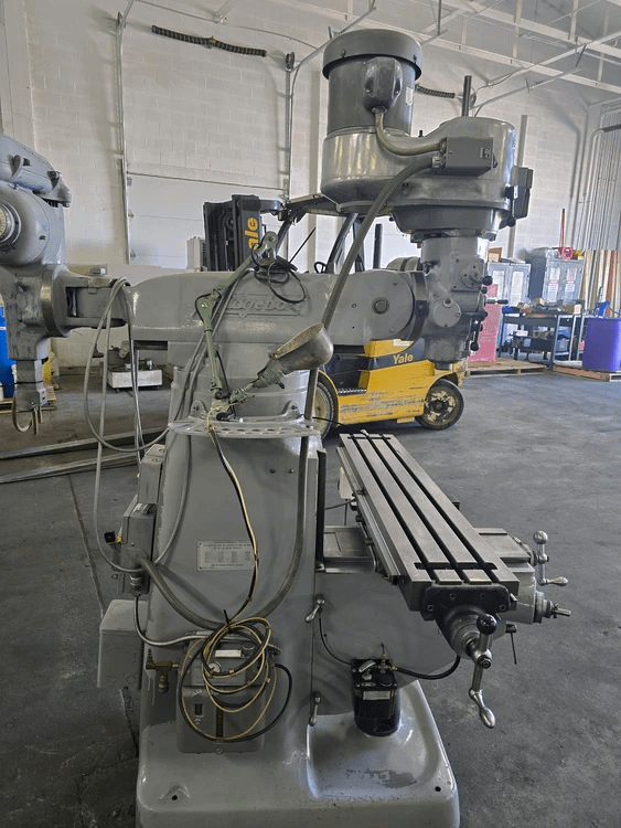 BRIDGEPORT SERIES 1 VERTICAL MILL, 42X9IN TABLE, 2HP, 4200RPM, X31 Y12 Z16 - VERTICAL MILLING MACHINES