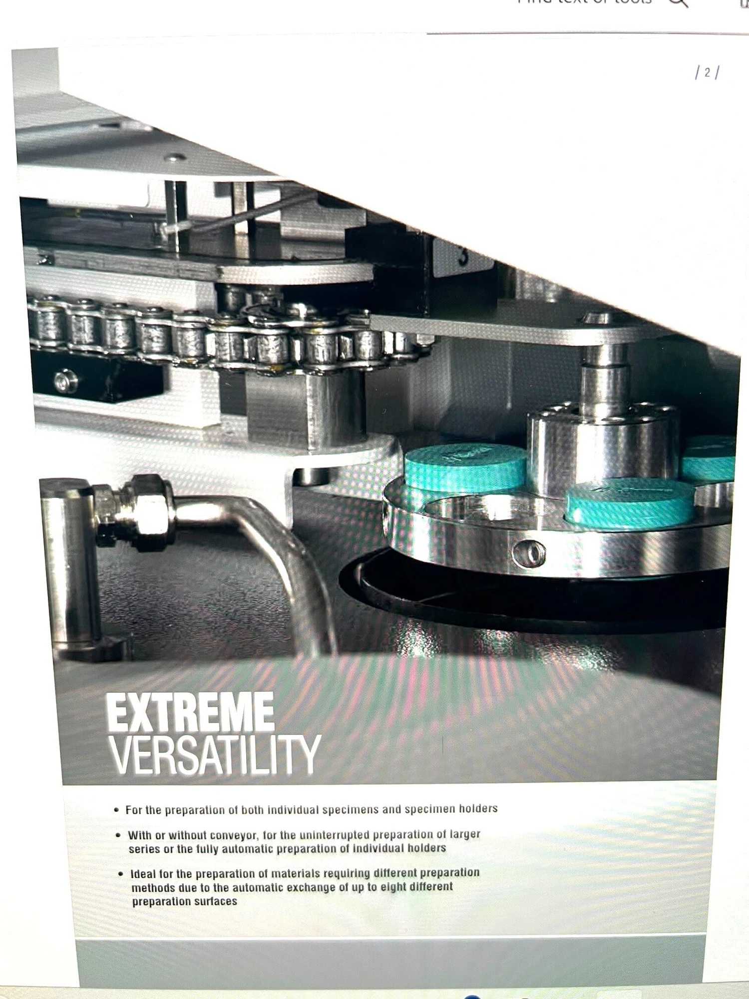 2014 STRUERS HEXAMATIC SPECIMEN PREPARATION MACHINE, 8-STATION DISC EXCHANGE - LAB & SCIENTIFIC