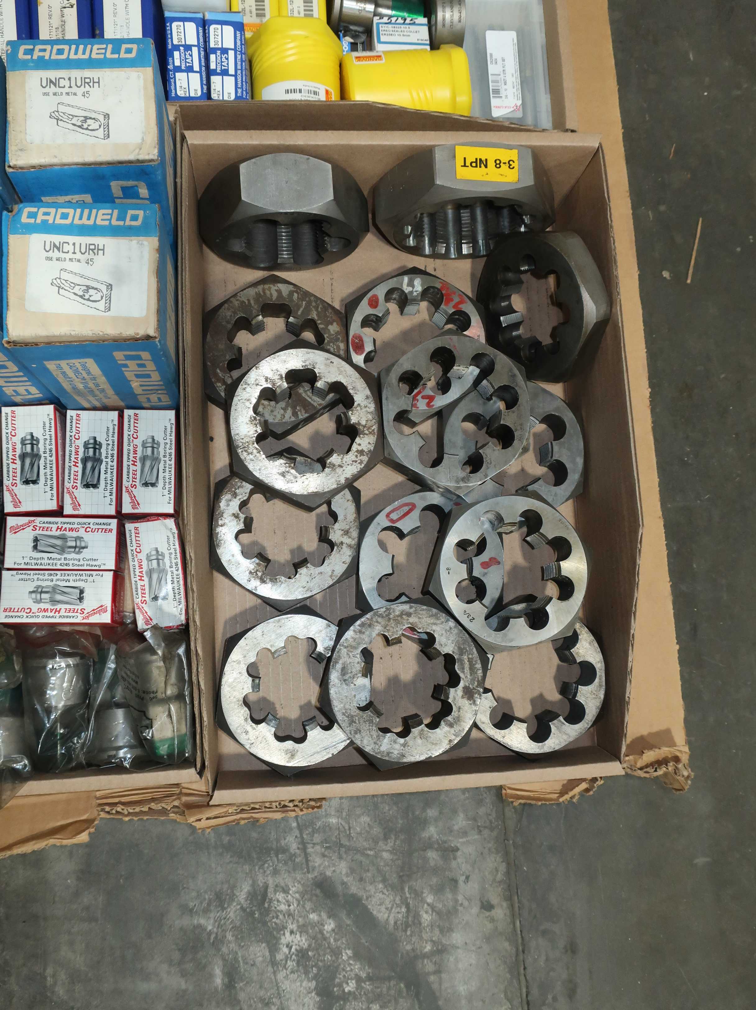 SKU 1750764 - PALLET OF ASSORTED METALWORKING TOOLING - MACHINE TOOLING