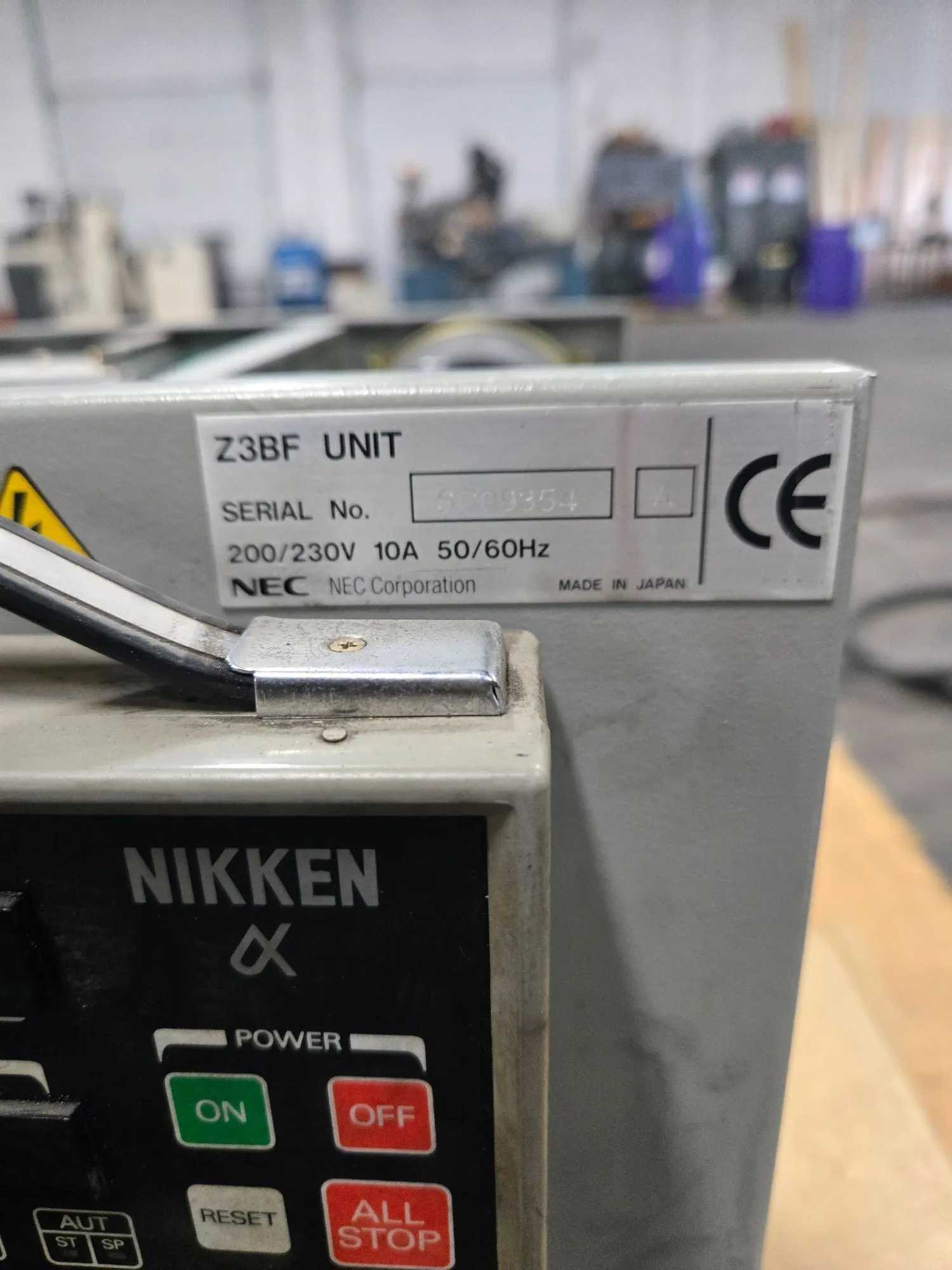 1998 NIKKEN CNC-250FA ROTARY TABLE, 10-INCH, 80 RPM, 150KG RAD LOAD, +/-20 ARCSEC ACC - ROTARY TABLES