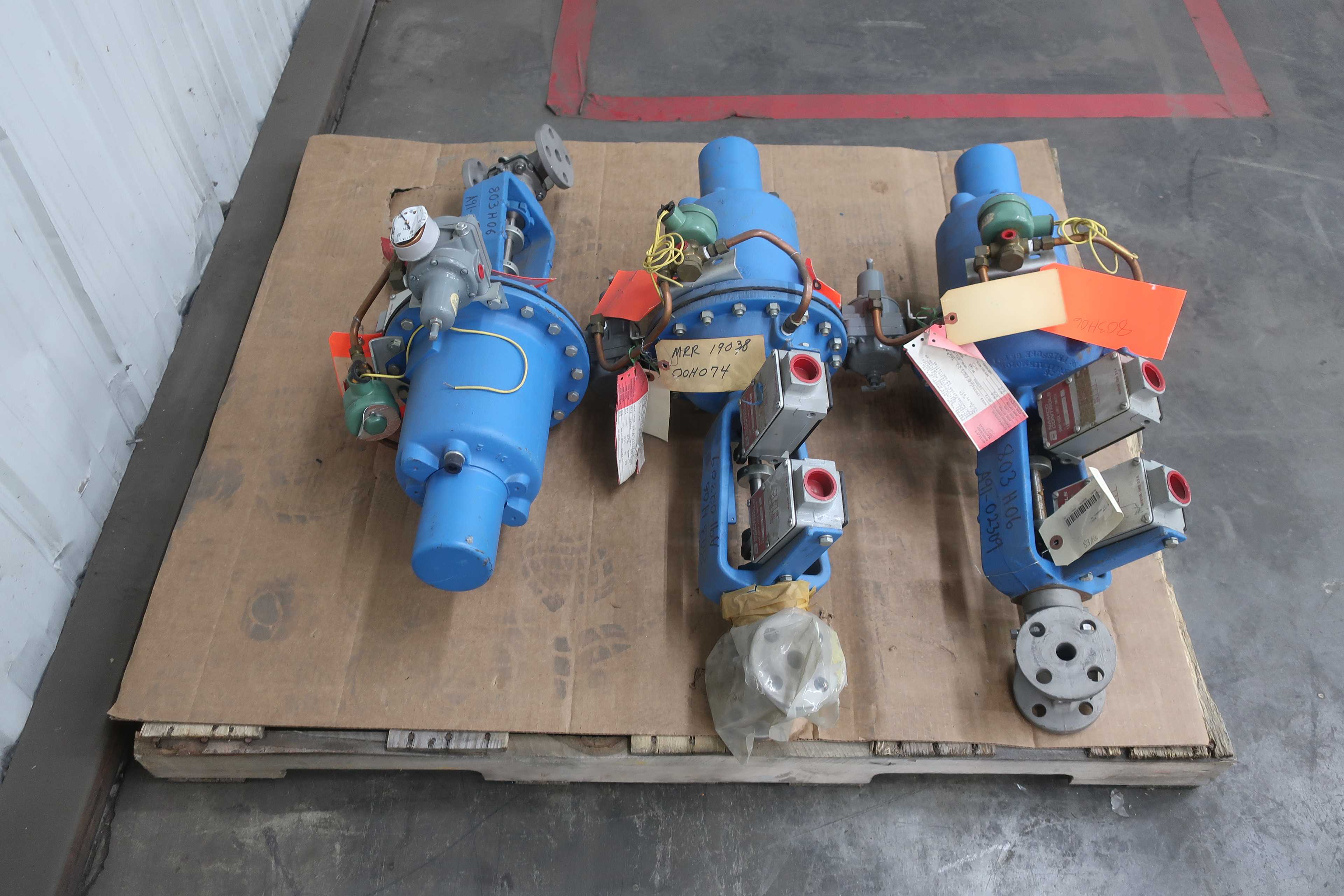 LOT OF 3 ITT GRINNELL 3/4" DIAPHRAGM VALVES - DIAPHRAGM VALVE