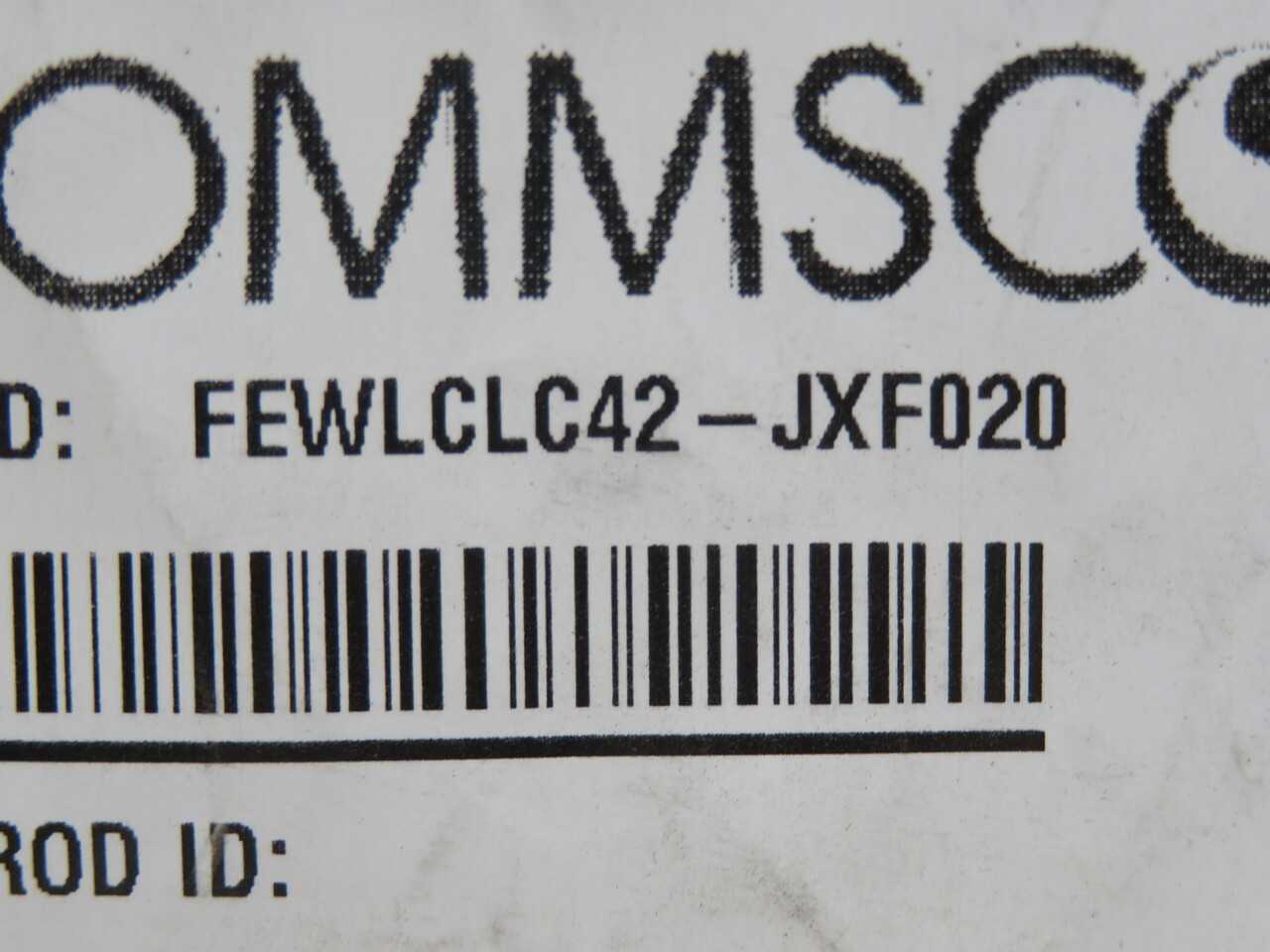 COMMSCOPE FEWLCLC42-JXF020 TERA SINGLE MODE OS2 LC/UPC DUPLEX FIBER PATCH CORD. T268499 - FIBER OPTIC CABLE