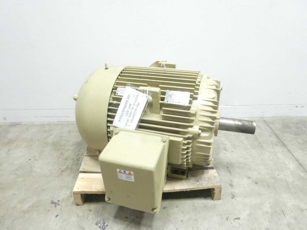 SKU 975605 - GE 5KS405SAA404D6 60HP AC MOTOR - AC MOTOR