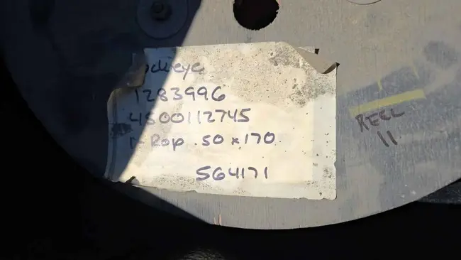 170' SPOOL OF 1/2" STEEL CABLE - undefined