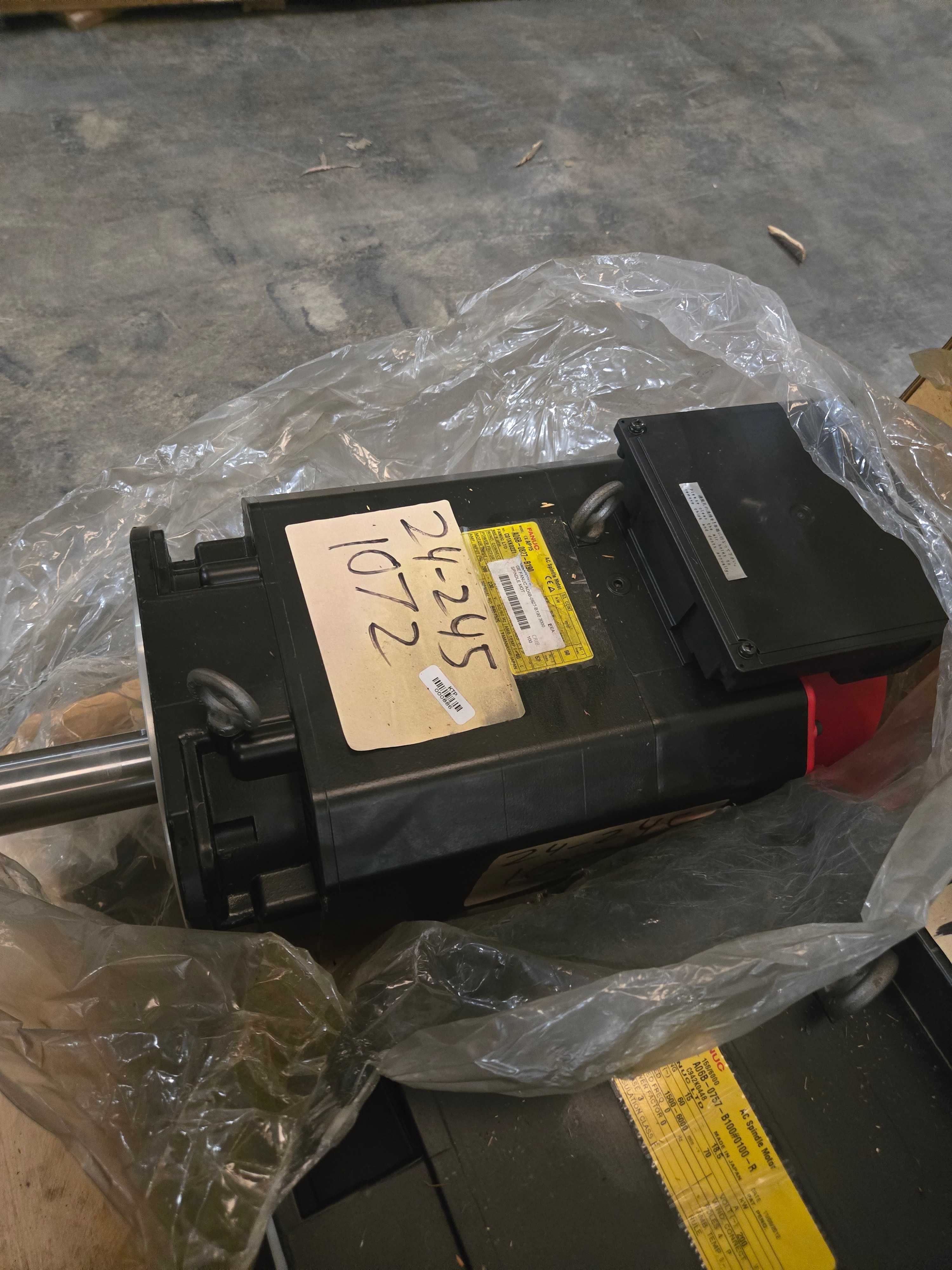 FANUC A06B-0827-B190 AC SPINDLE MOTOR - SERVO MOTORS