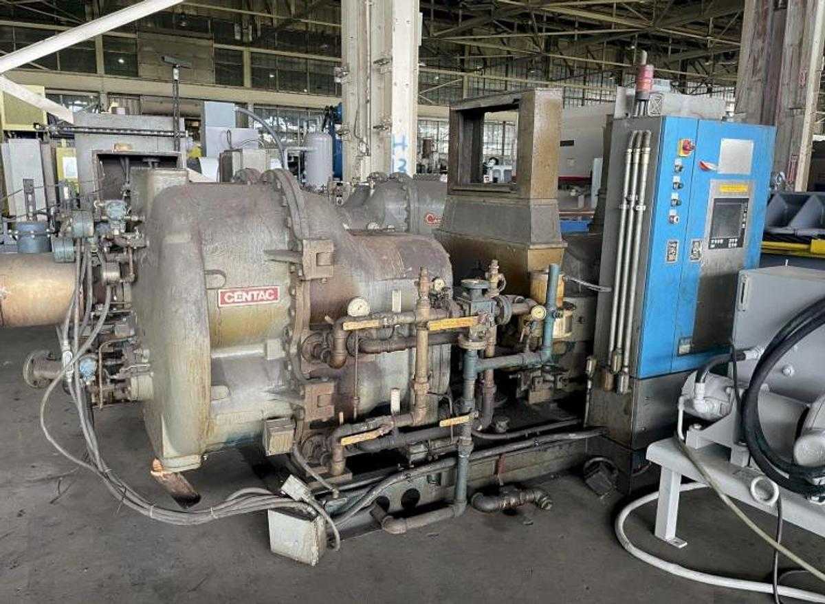 1990 INGERSOLL RAND CENTAC CENTRIFUGAL AIR COMPRESSOR, 450 HP - AIR COMPRESSORS