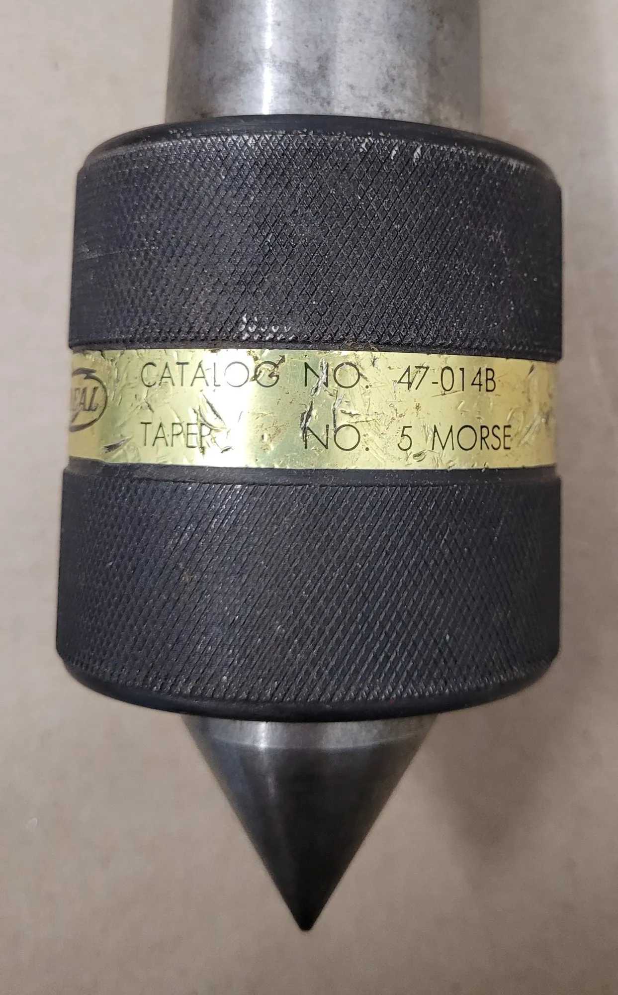 IDEAL INDUSTRIES 47-014B LIVE CENTER TOOLING, 5MT TAPER, 9-3/8" OAL - MACHINE TOOLING