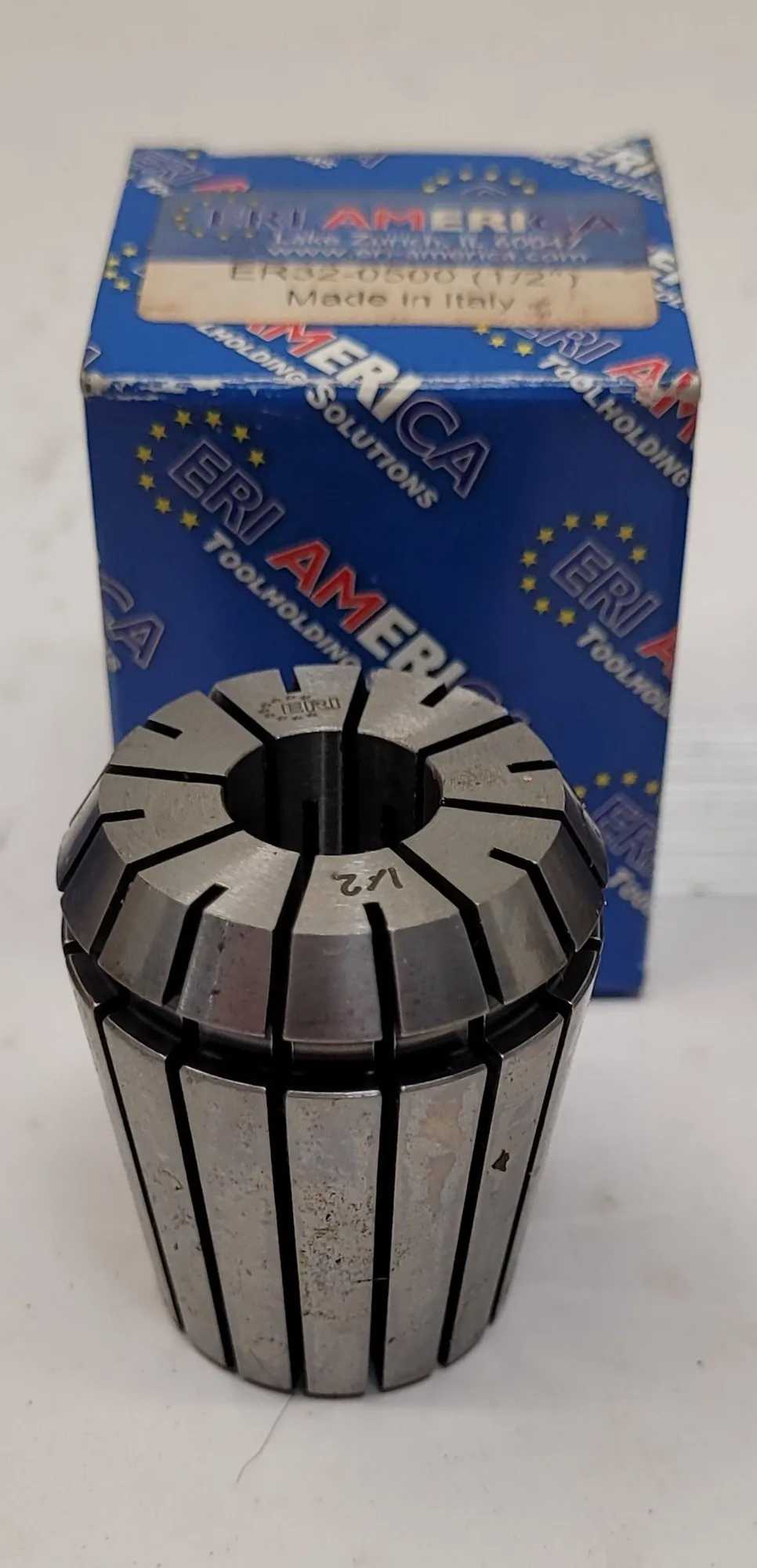 ERI AMERICA COLLETS, SET OF 7, TYPES ER 32 & TG100, VARIOUS SIZES - MACHINE TOOLING