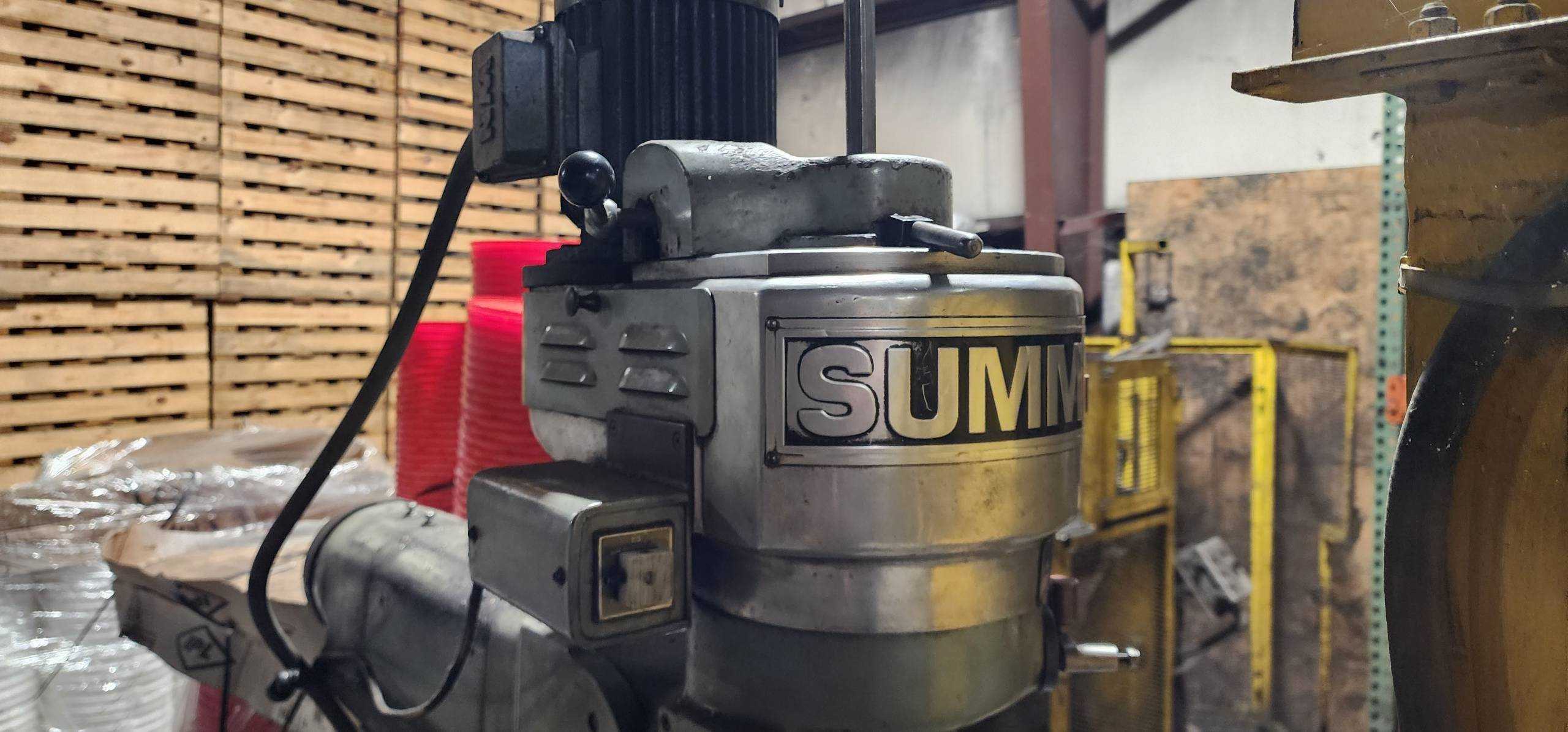 SUMMIT V-244 VERTICAL MILLING MACHINE
 - VERTICAL MILLING MACHINE