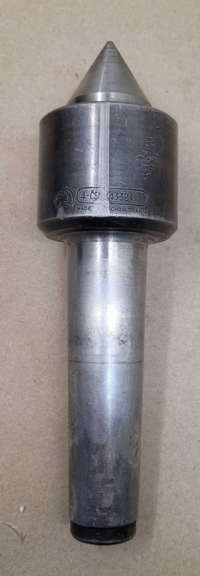 SKODA CSN 243324 LIVE CENTER, 4MT, 60 DEGREE, 2-3/16" BODY DIA, 7-1/2" LENGTH, 4000 RPM - MACHINE TOOLING
