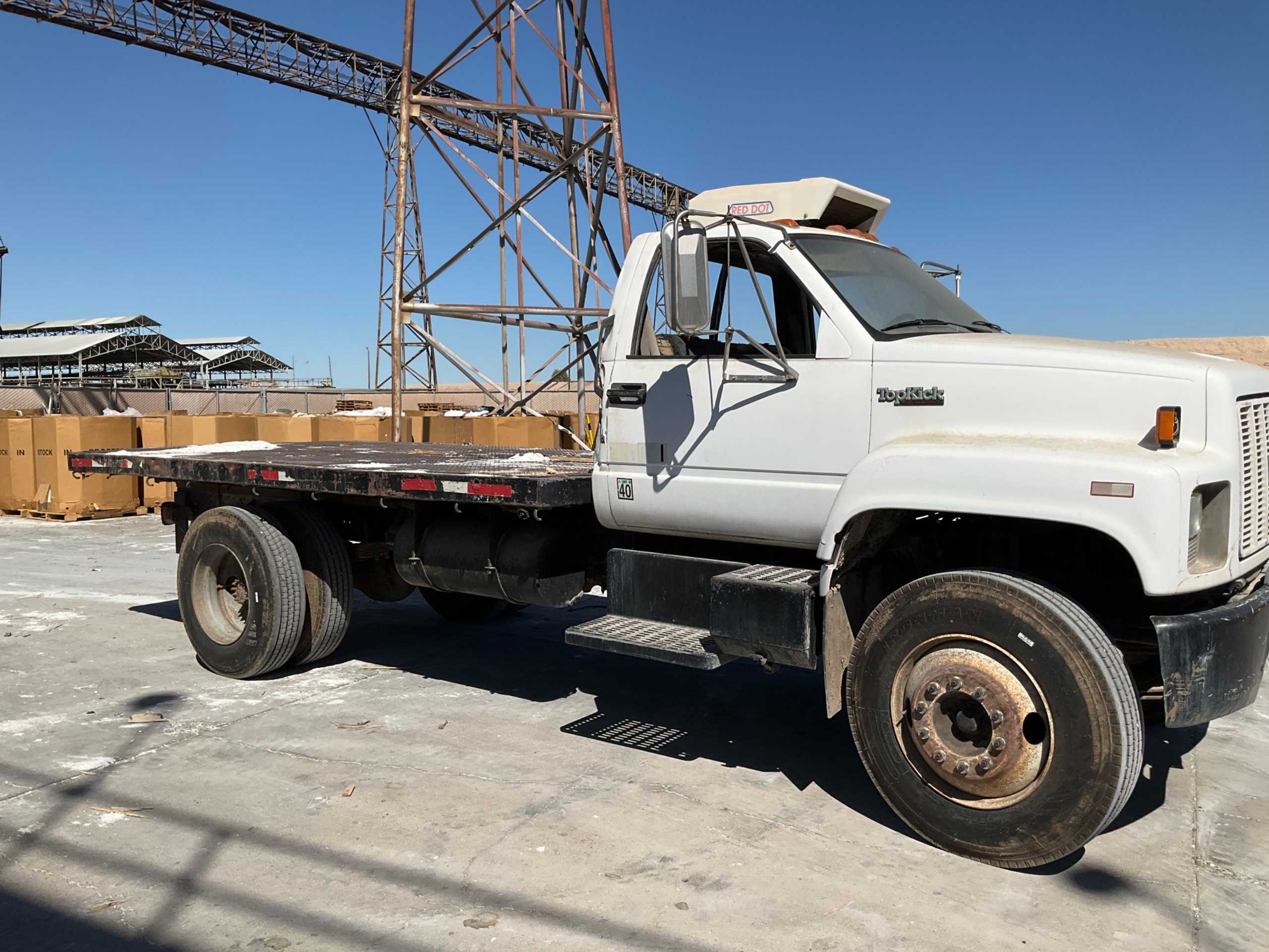 1991 CHEVROLET KODIAK C7 FLATBED TRUCK - FLATBED TRUCKS