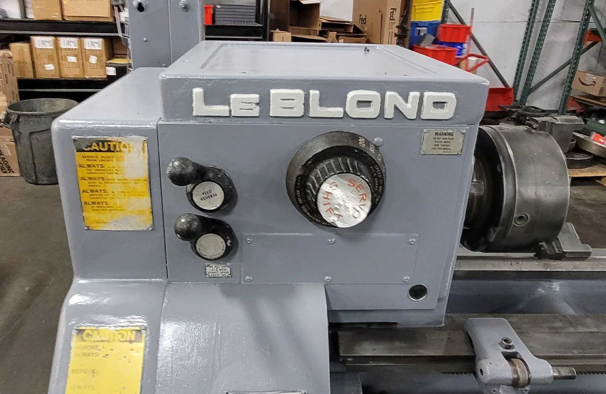 LEBLOND 15 REGAL ENGINE LATHE, 15" X 72" W/ TAPER ATTACHMENT, 7.5 HP, 460V 3 PHASE - MANUAL LATHES