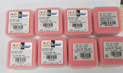 ISCAR IC908 INSERTS/DRILLING HEADS - TIALN COATED CARBIDE - VARIOUS DIAMETERS/PACKS - MACHINE TOOLING