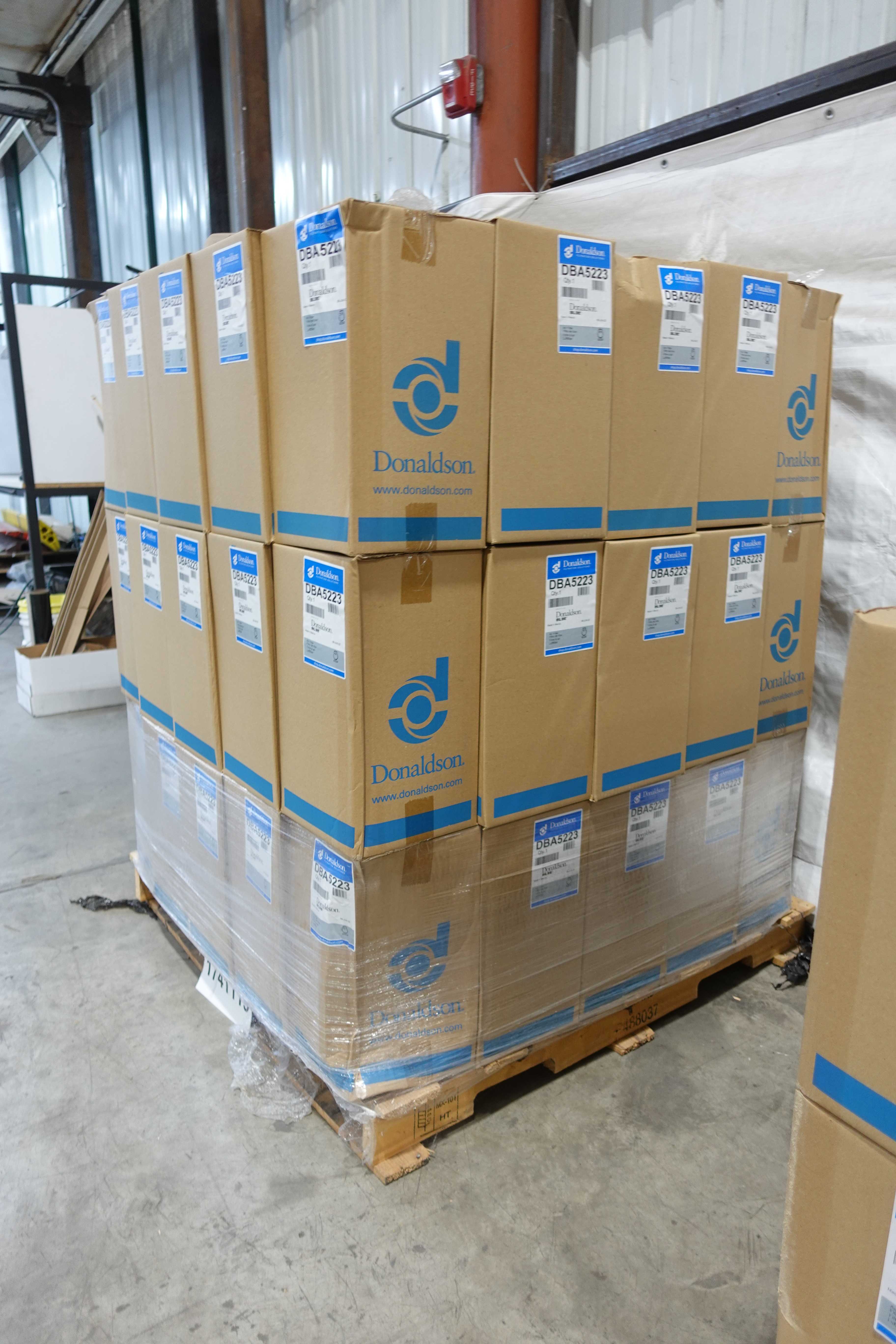 SKU 1741119 - PALLET OF DONALDSON DBA5223 AIR FILTERS - AIR FILTER ELEMENTS