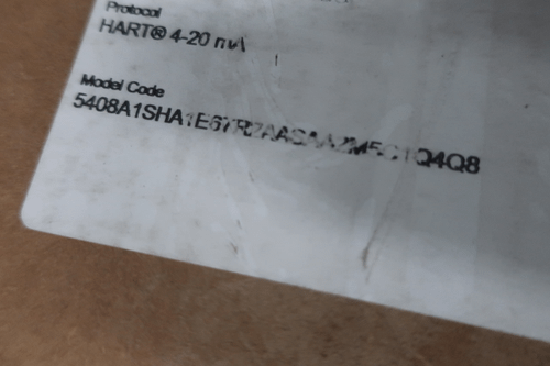 SKU 1014470 - ROSEMOUNT 5408A1SHA1E67R2AASAA2M5C1Q4Q8 LEVEL TRANSMITTER 12-42.4V-DC - LEVEL TRANSMITTER