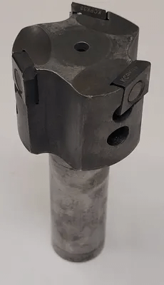 HERTEL INDEXABLE FACE MILL, 3 FLUTE, 3.50IN OAL, .75IN SHANK DIA, 1.45IN HEAD DIA - MACHINE TOOLING