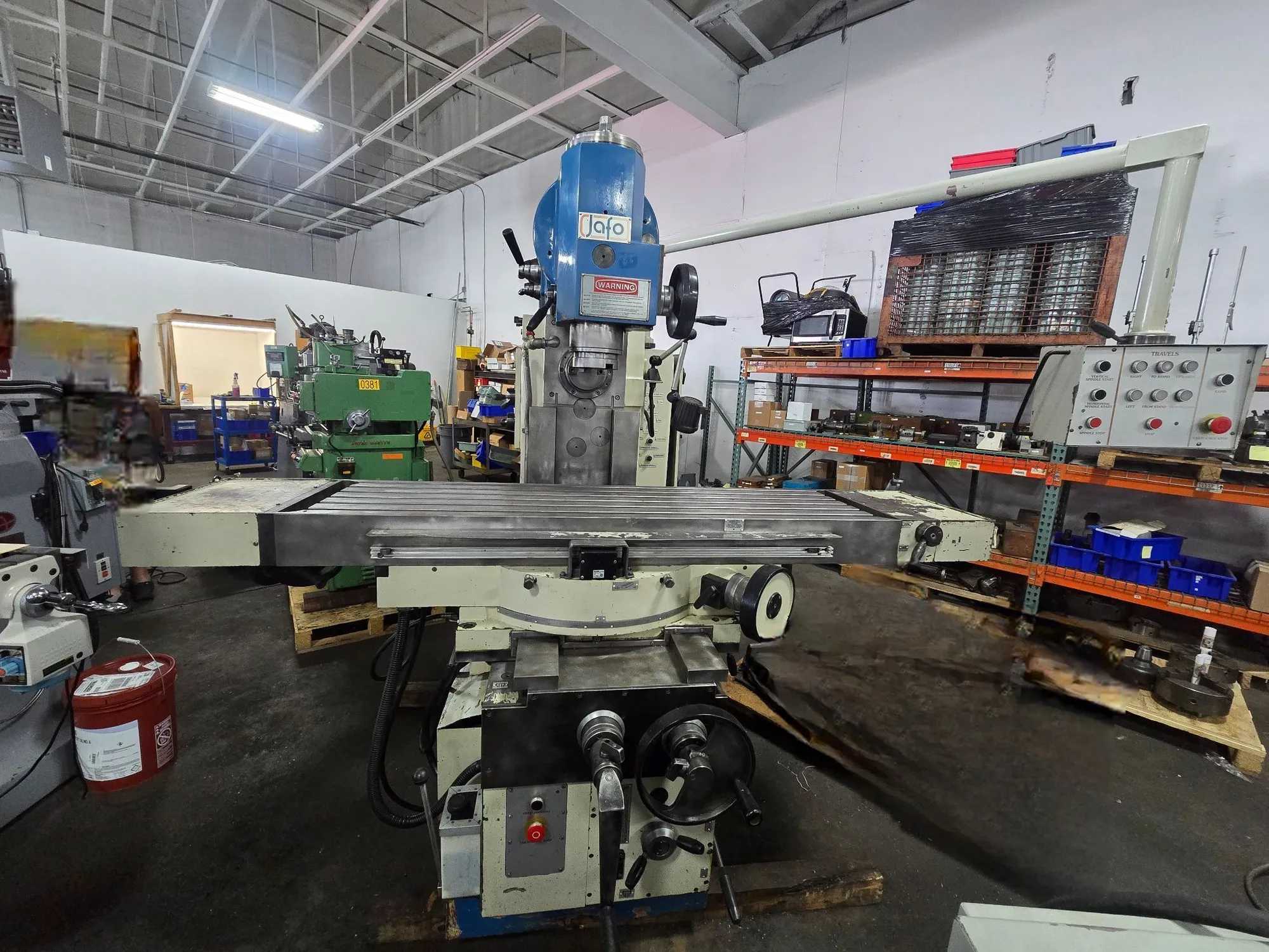 Jafo/Toolmex Fwr 40J2 Universal Horiz Mill, 400X1400MM Table, ISO 50 Taper, 9.8 HP - HORIZONTAL MILLING MACHINES