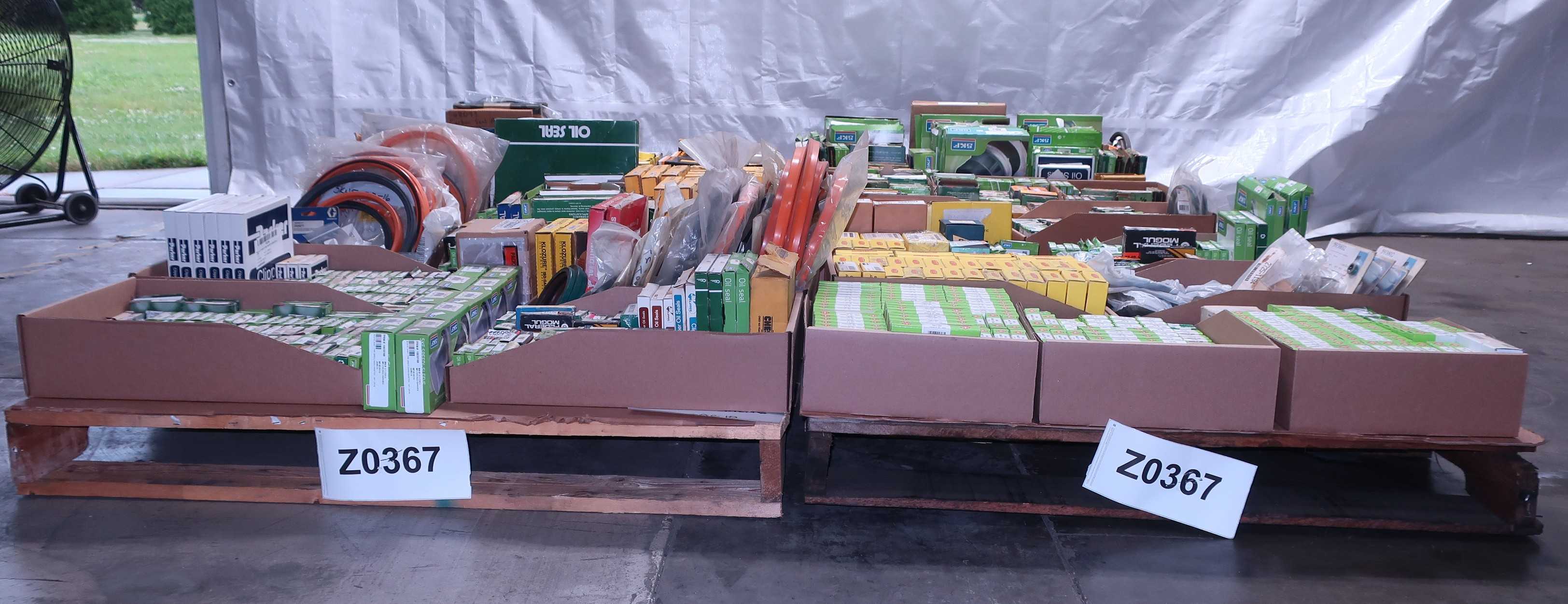 4 PALLETS OF ASSORTED SEALS - SEALS