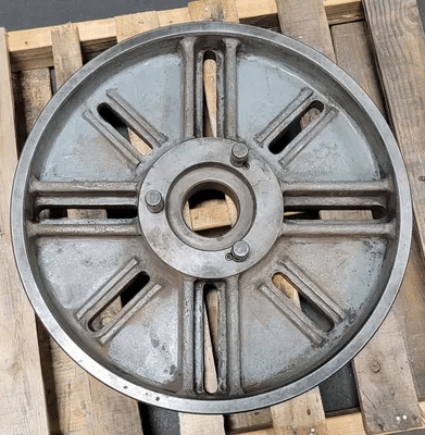 D1-8 LATHE FACE PLATE, 24" DIAMETER, 3 PINS, 3-1/2" THROUGH HOLE - MACHINE TOOLING