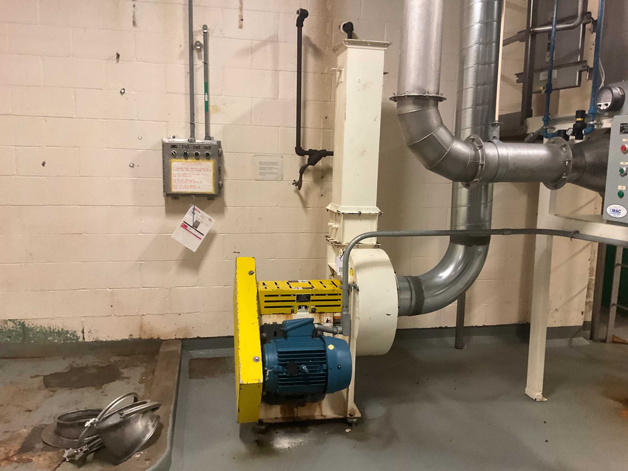 INDUSTRIAL AIR TECHNOLOGY CORP 191IRO15CW3609 BLOWER - CENTRIFUGAL BLOWER