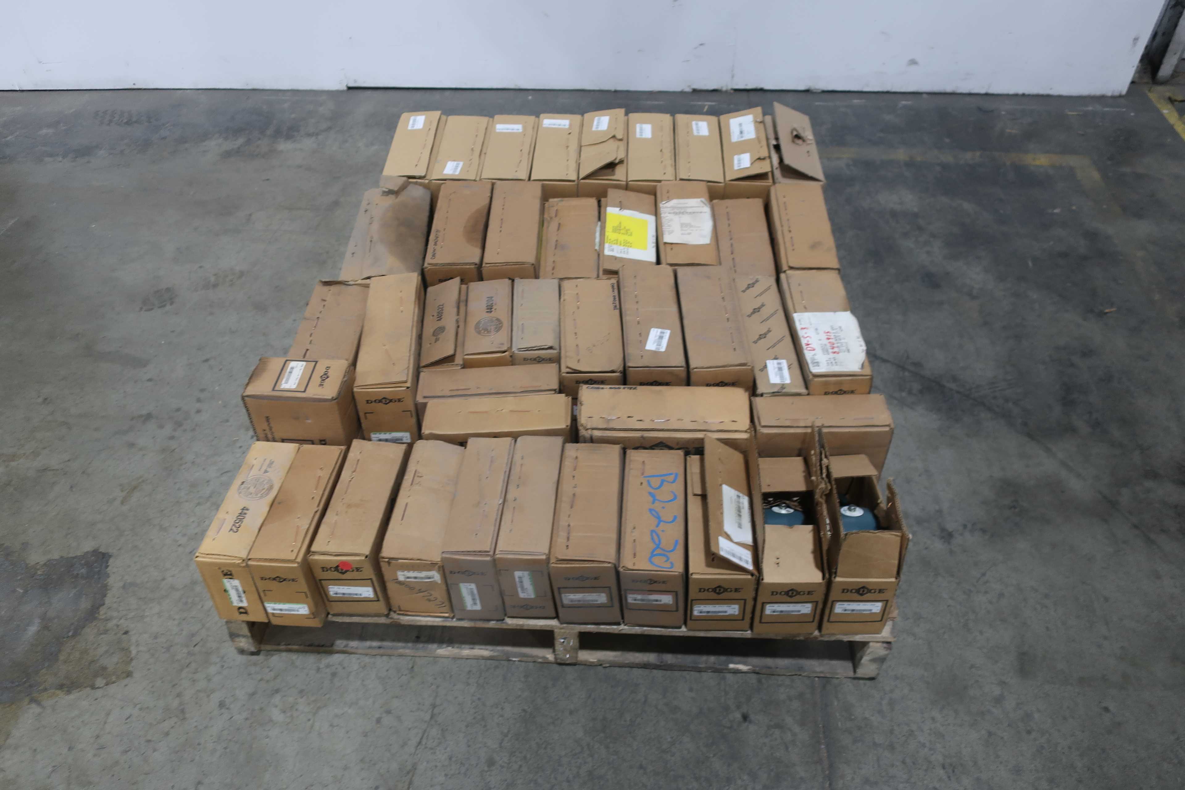 SKU 1749047 - PALLET OF ASSORTED DODGE PILLOW BLOCK BEARINGS - BEARINGS