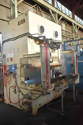 AIDA NC2-110(1) PRESS 121T 4.33IN STROKE 59,100SPM 15HP 74INX20.4IN BED - MECHANICAL PRESSES