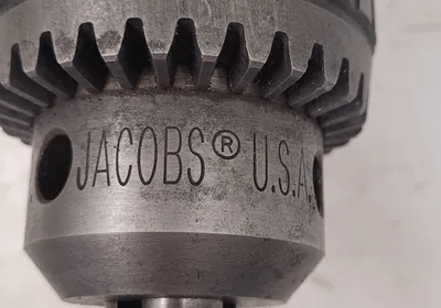 JACOBS BALL BEARING CHUCK 16N 3JT WITH CAT 50 HOLDER (1/8-5/8IN CAP) - MACHINE TOOLING