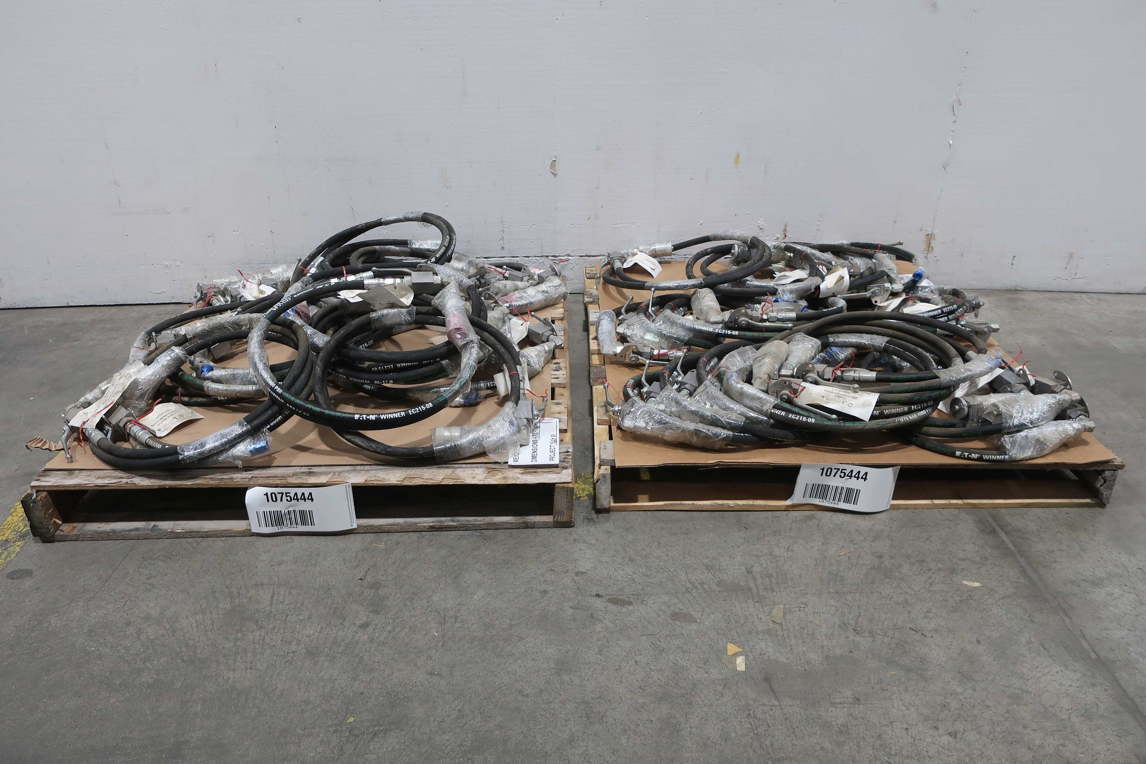 2 PALLETS OF EATON WINNER  HYDRAULIC HOSE WITH BALL VALVE - HYDRAULIC HOSE