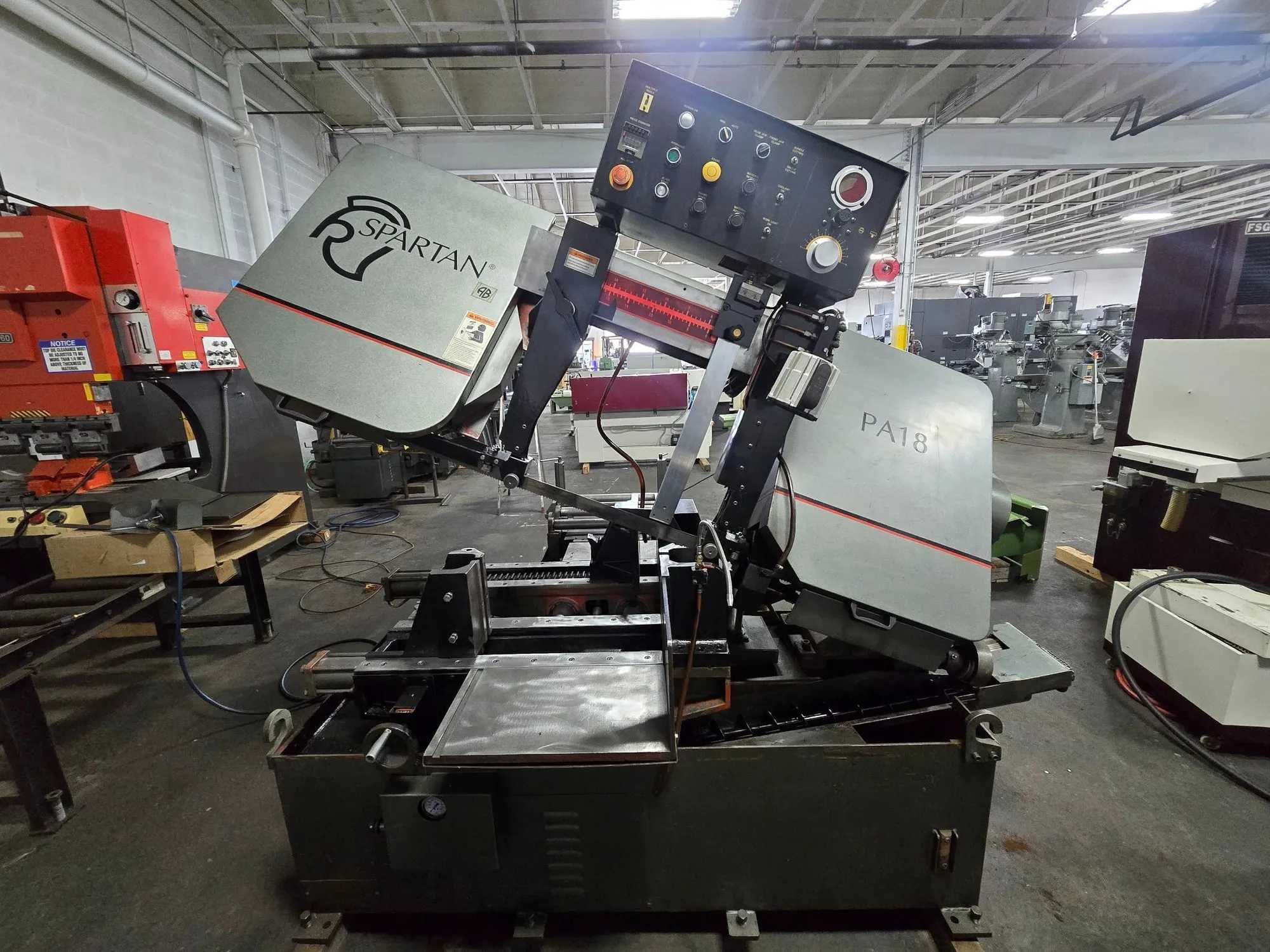 SPARTAN PA18 BANDSAW 18X18-IN CUT 1.5-IN BLADE 7.5HP 230V - HORIZONTAL BAND SAWS