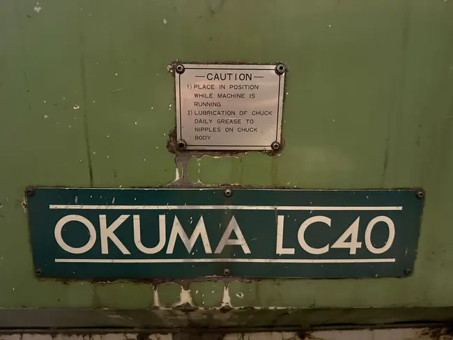 1997 OKUMA LC40-2SC CNC LATHE - undefined