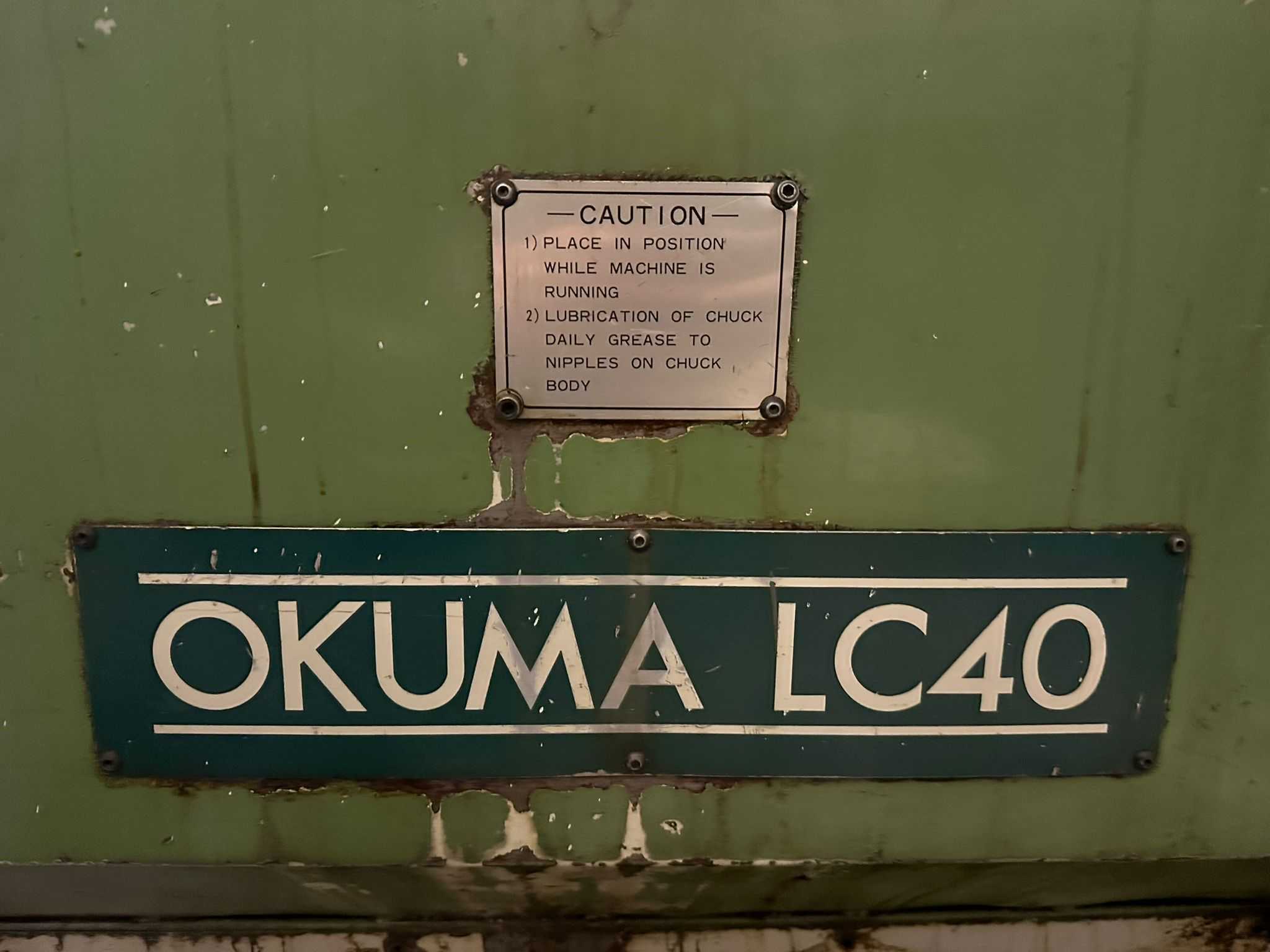 1997 OKUMA LC40-2SC CNC LATHE - CNC LATHES