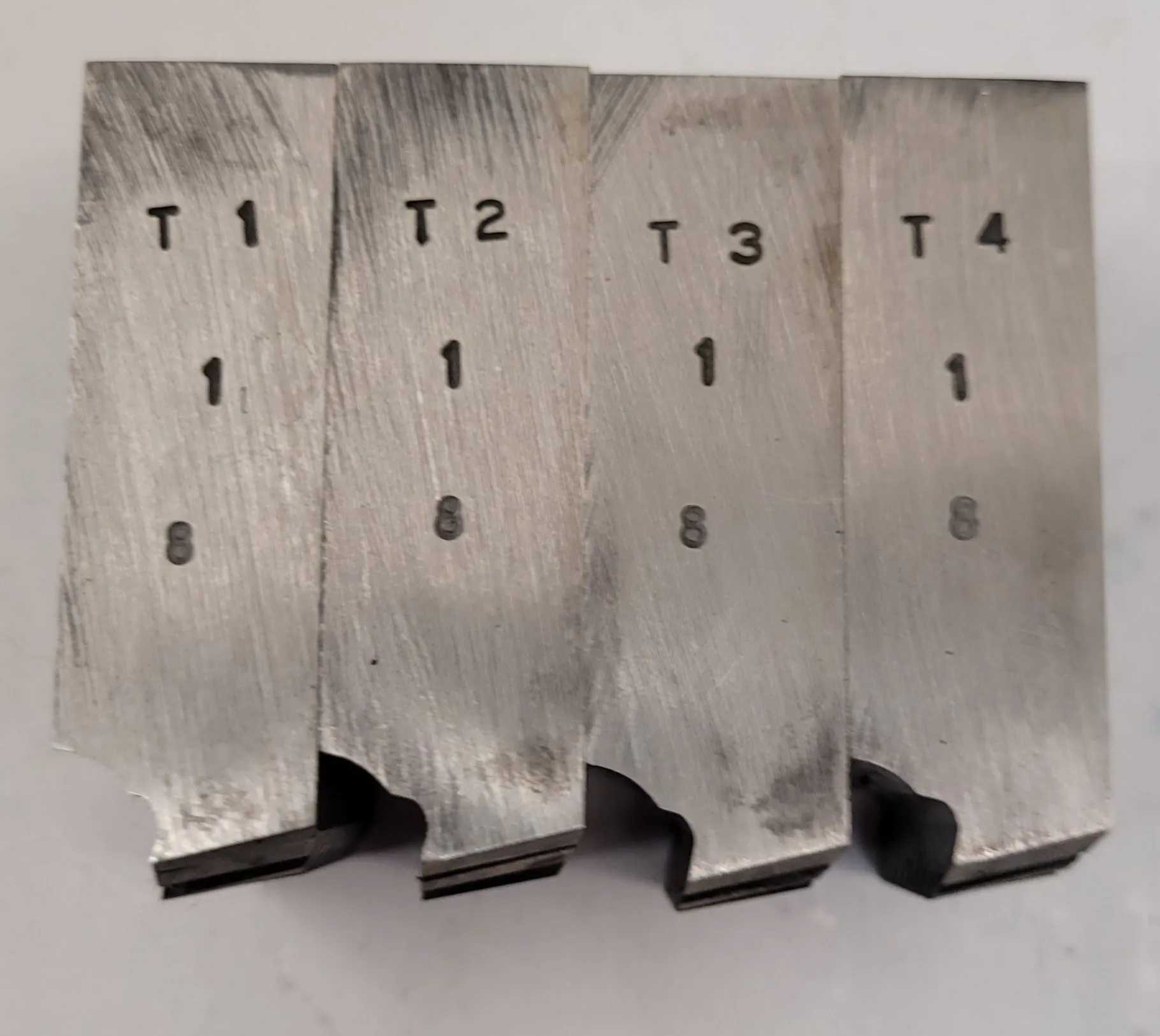 TRW UNITED-GREENFIELD DIE HEAD CHASERS SET OF 13 - VARIOUS NPT AND THREAD SIZES - MACHINE TOOLING