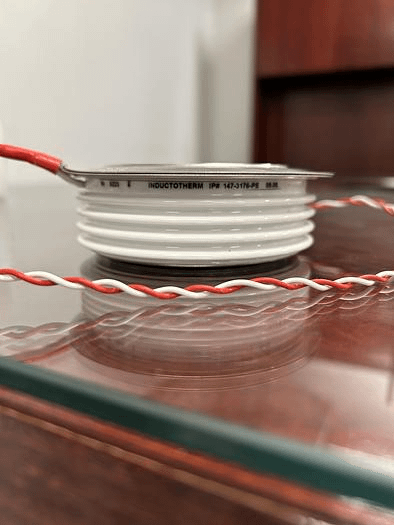 INDUCTOTHERM 1473176W FAST SCR THYRISTOR 2600V 2619A FAST TURN-OFF DISC CAPSULE - ELECTRICAL COMPONENTS