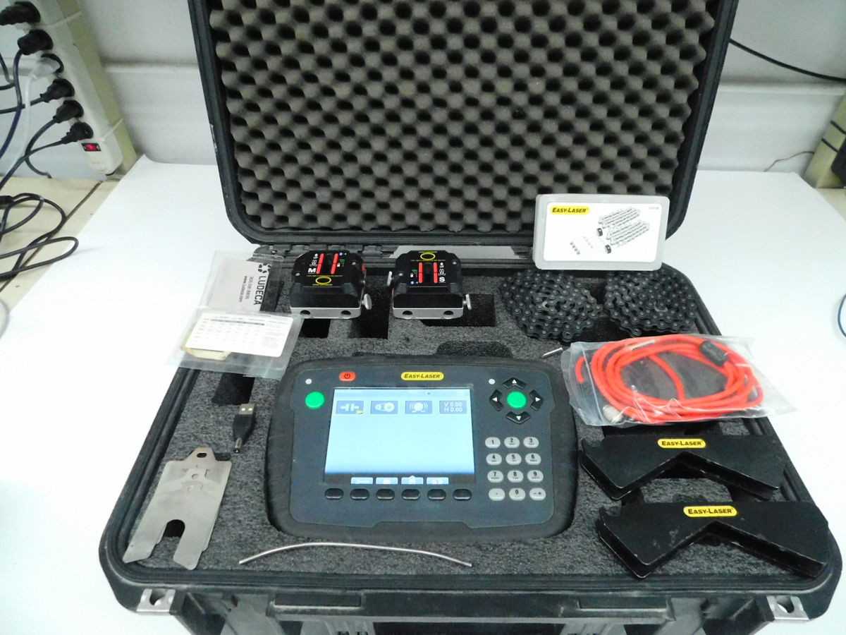 EASY-LASER E540 SHAFT ALIGNMENT SYSTEM, 2-AXIS DETECTOR, 0.01 MM RESOLUTION, 10 M DISTANCE - VISUAL INSPECTION