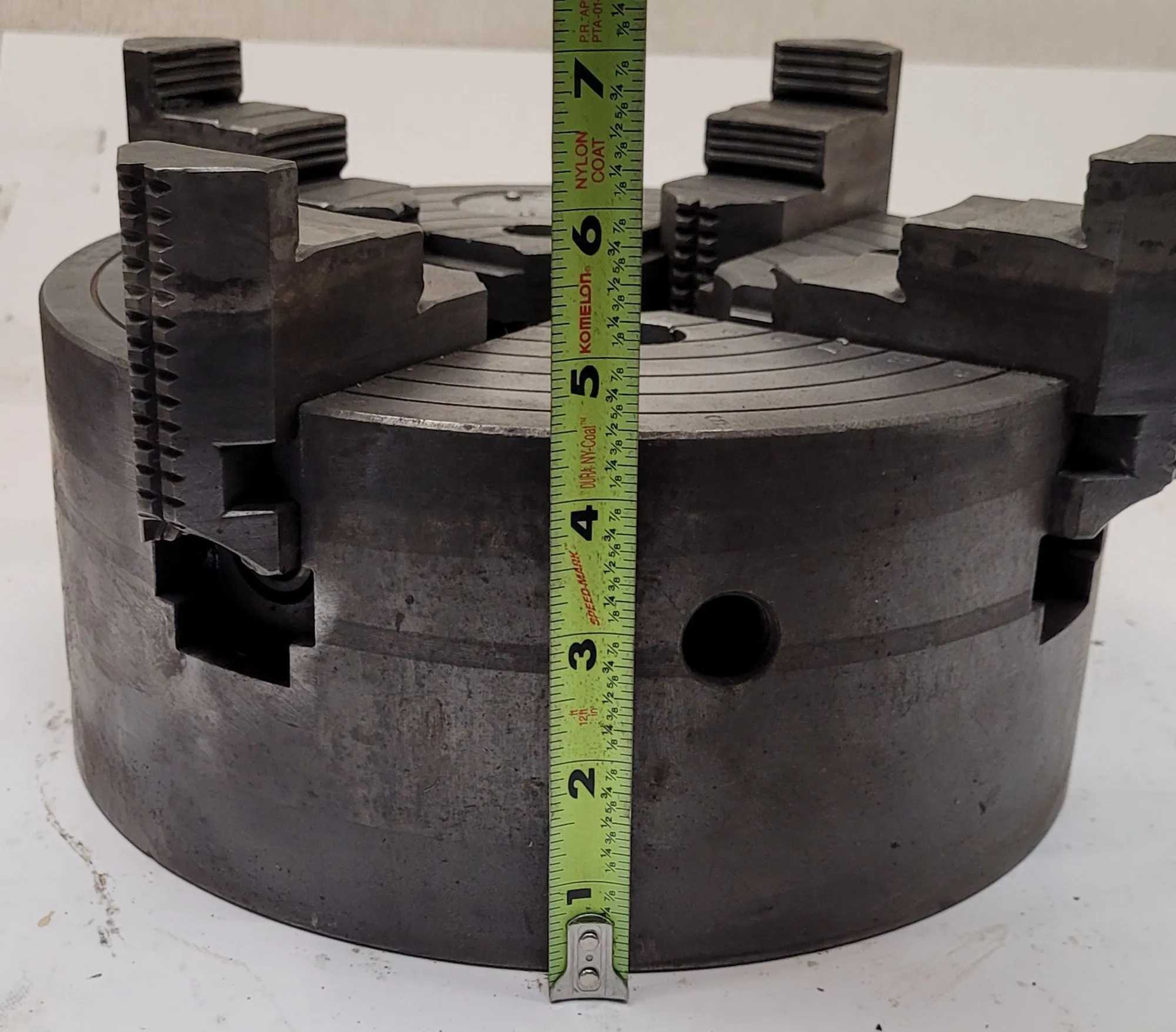 CUSHMAN LATHE CHUCK 10" 4-JAW 2-3/4" CENTER HOLE - MACHINE TOOLING