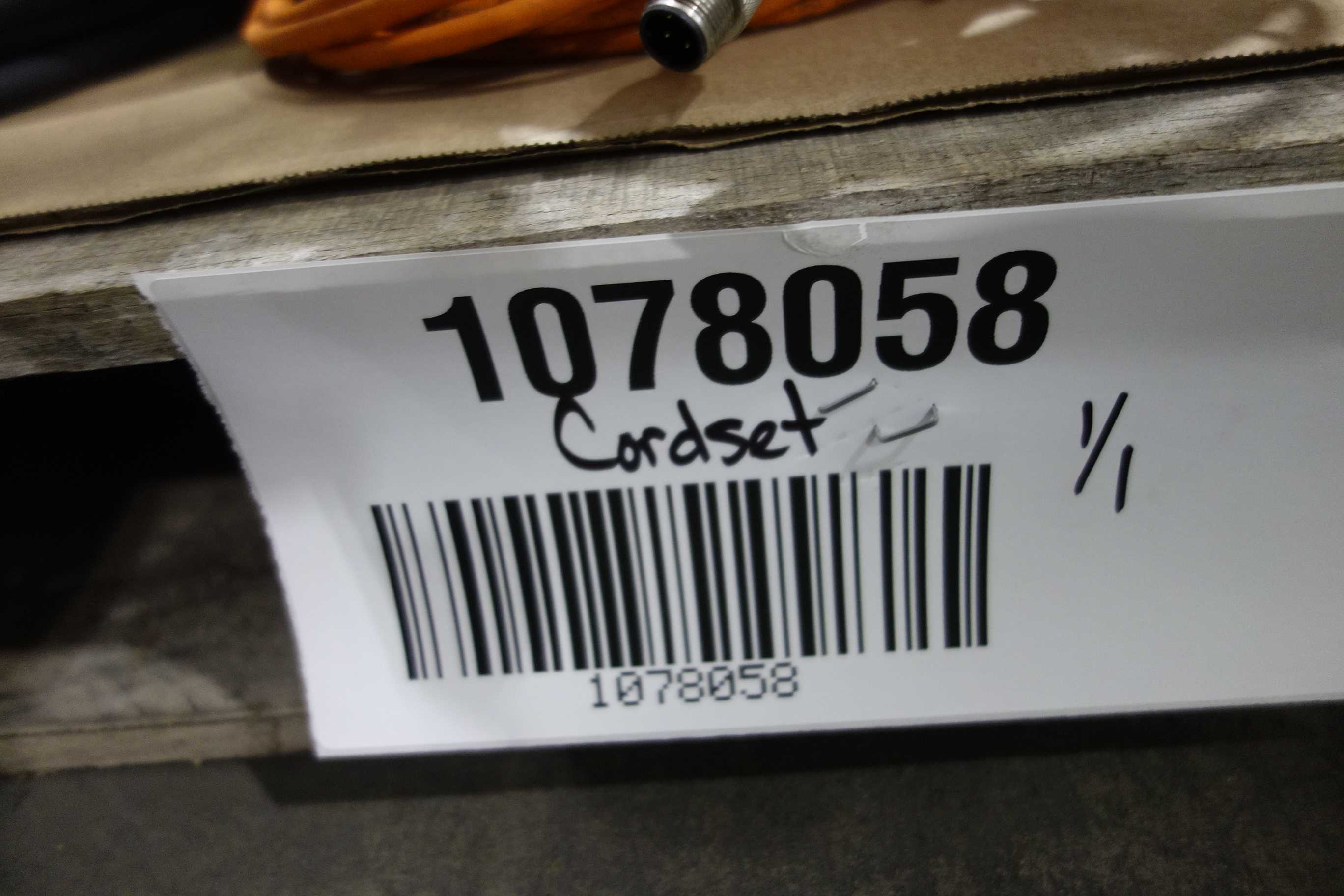 PALLET OF ASSORTED CORDSET CABLES - CORDSET CABLES