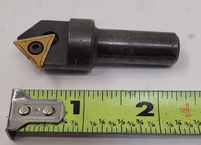 APT CC190 INDEXABLE COUNTERSINK, 3/4" MAX CUT DIA, 90 DEG ANGLE, TPGH INSERT, CHAMFERING TOOL - MACHINE TOOLING