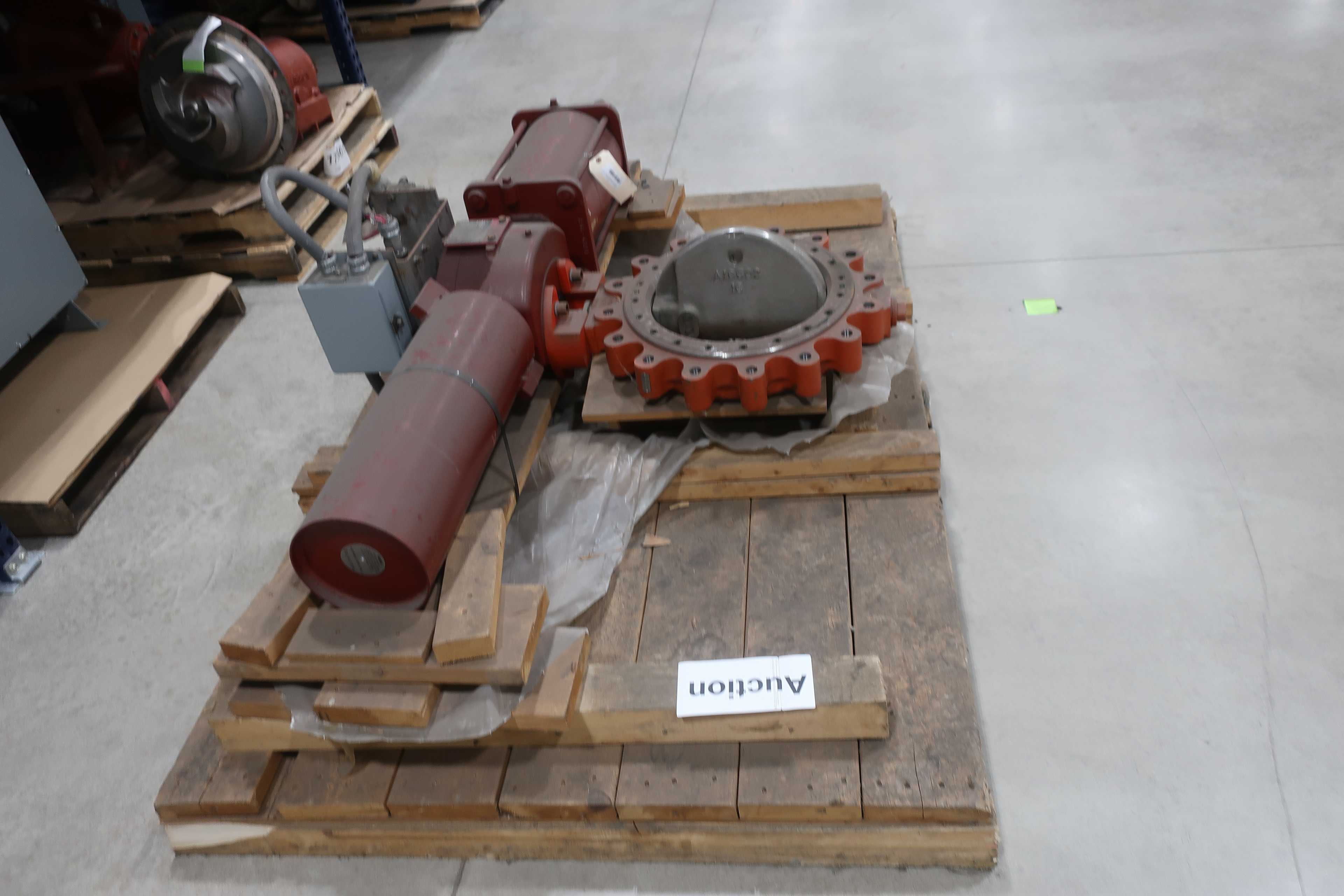 SKU 1755630 - COPES VULCAN 0000570100-1 PNEUMATIC 16 IN BUTTERFLY VALVE - PNEUMATIC VALVE ACTUATORS