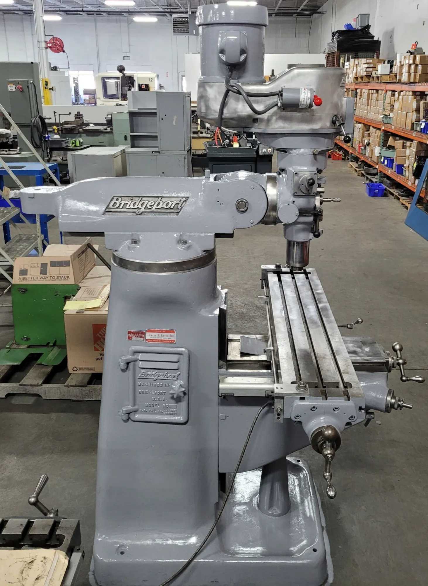 BRIDGEPORT SERIES I MILLING MACHINE, 42" X 9" TABLE, 1.5 HP, ACCURITE III DRO, X-POWER FEED - HORIZONTAL MILLING MACHINES