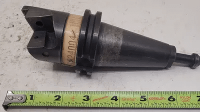 CARBOLOY CAT 40 INDEXABLE END MILL - OAL: 6.875”, BODY DIA: 2.00” - MACHINE TOOLING