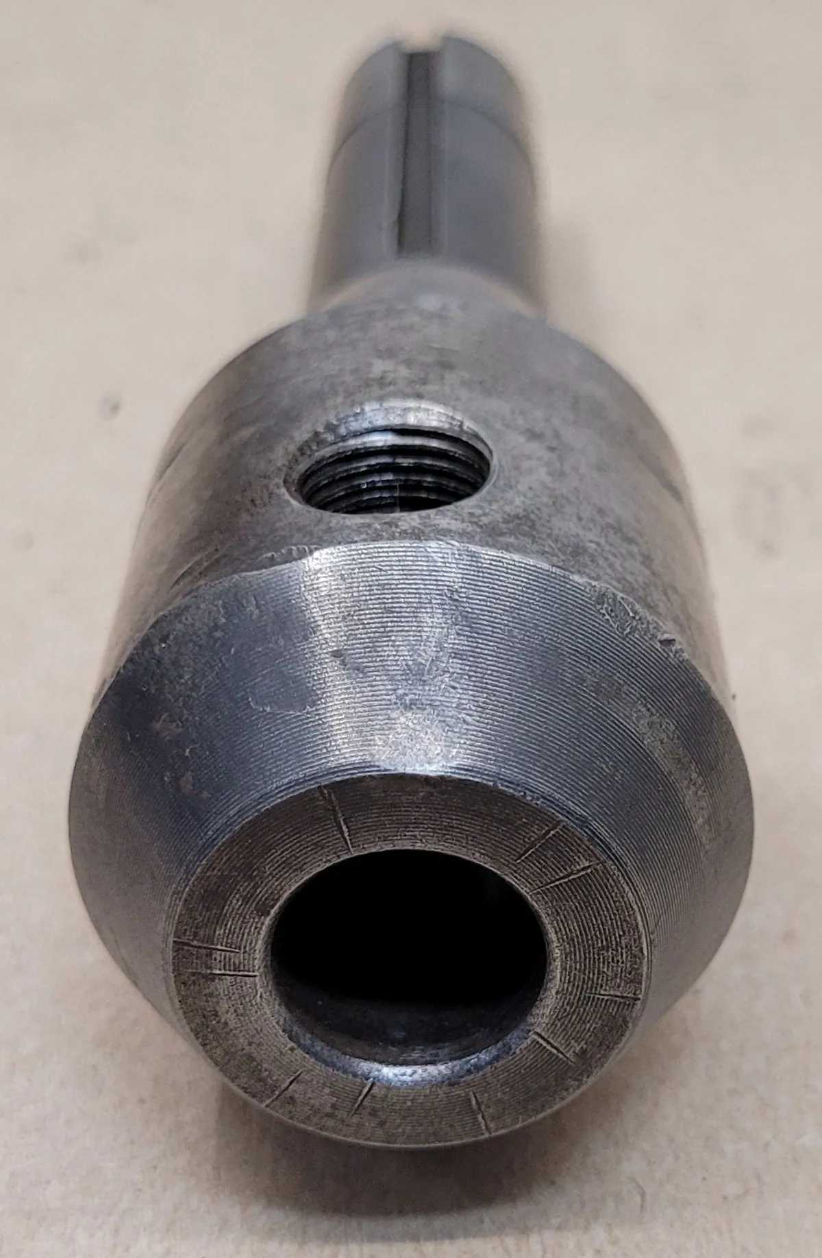 BRIDGEPORT R8 END MILL HOLDER, 5/8" TOOL SIZE, 1.66" BODY DIAMETER, 6" OVERALL LENGTH - MACHINE TOOLING