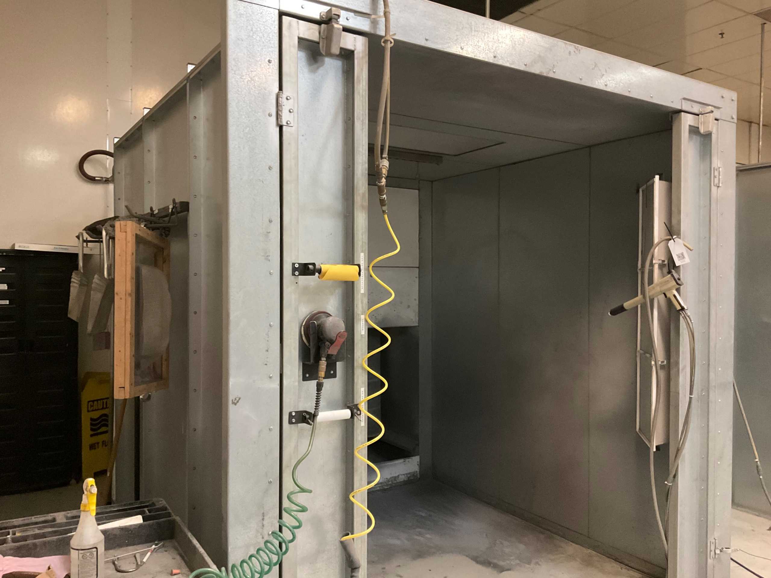 SPRAY SYSTEMS INC. PB887-R/7621-1 MANUAL PAINTING BOOTH SPRAY SYSTEMS INC. PB887-R/7621-1 MANUAL PAINTING BOOTH