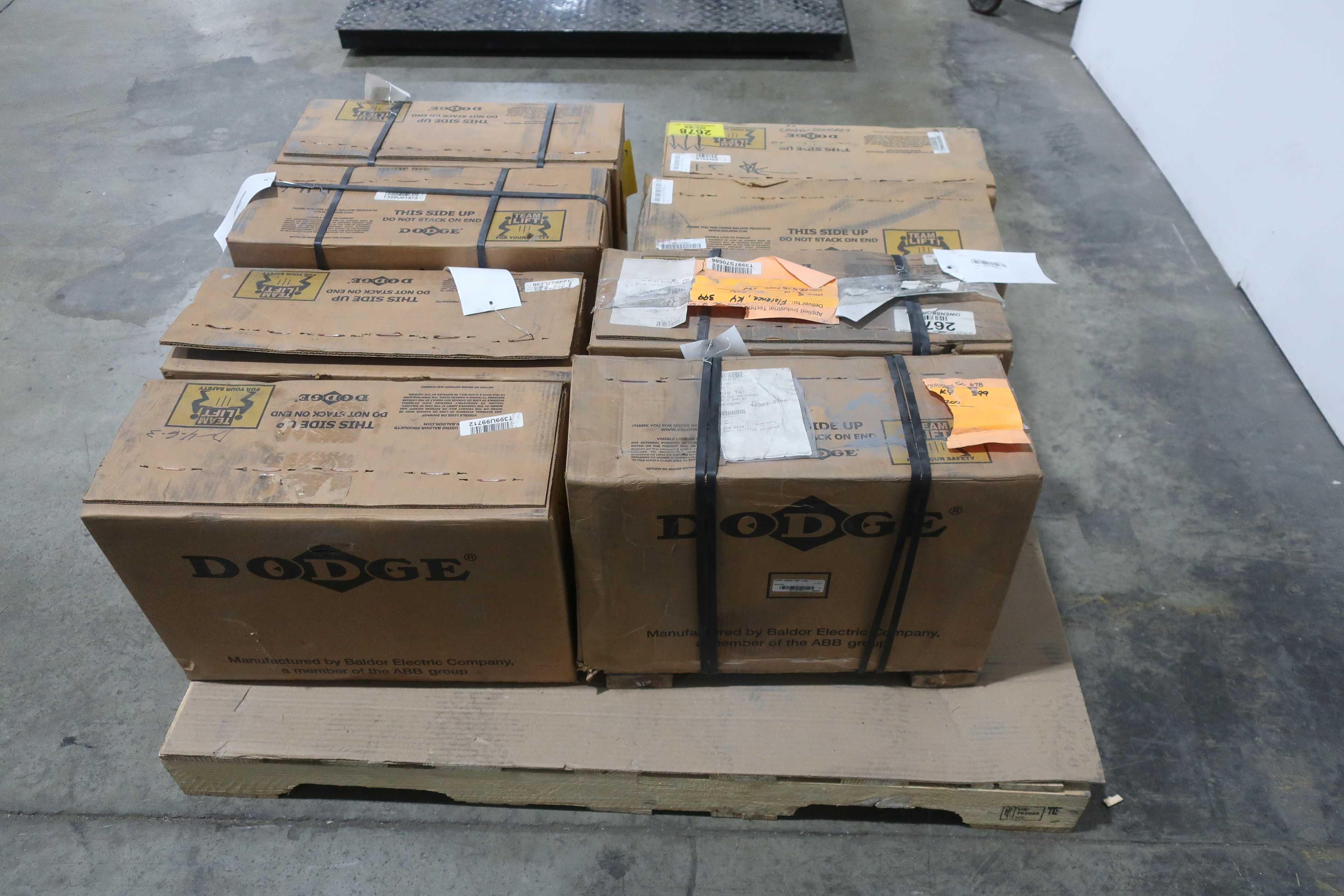 SKU 1748984 - PALLET OF ASSORTED DODGE PILLOW BLOCK BEARINGS - BEARINGS